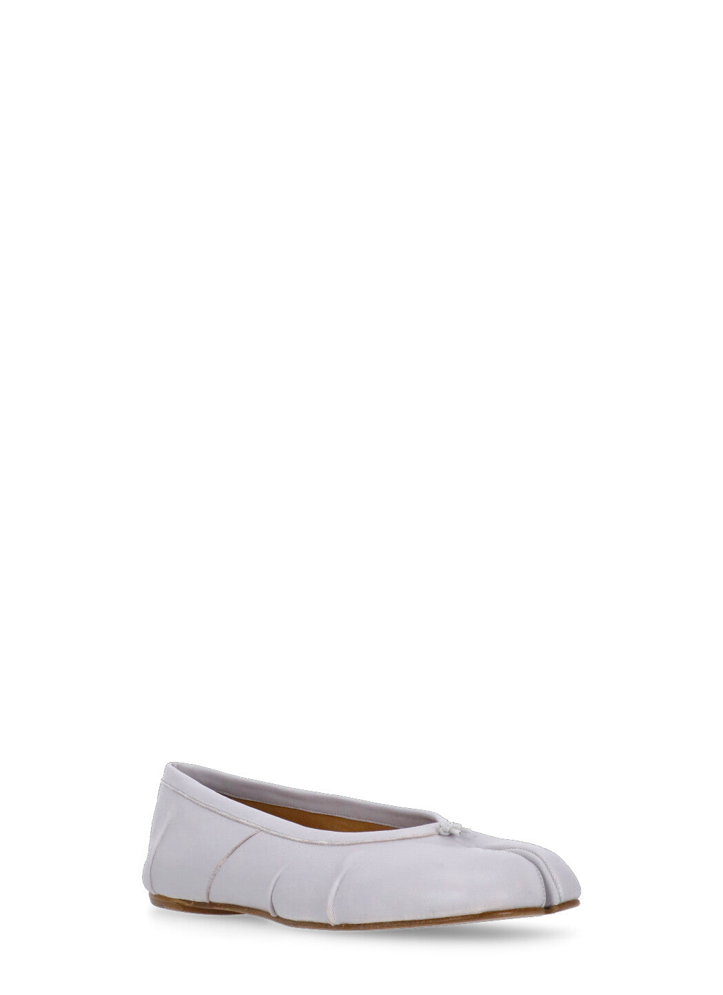 Maison Margiela Flat Shoes Purple Cow Leather