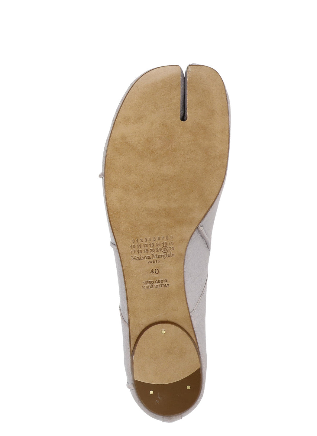 Maison Margiela Flat Shoes Purple Cow Leather