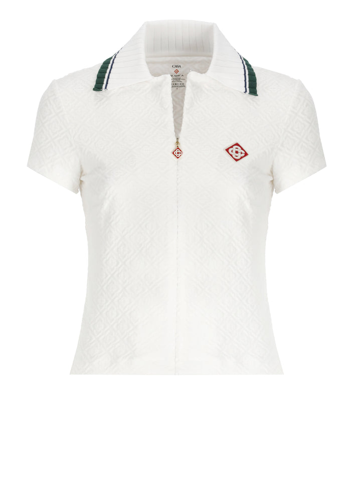 Casablanca T-Shirts And Polos White Pa %% Ea Lining