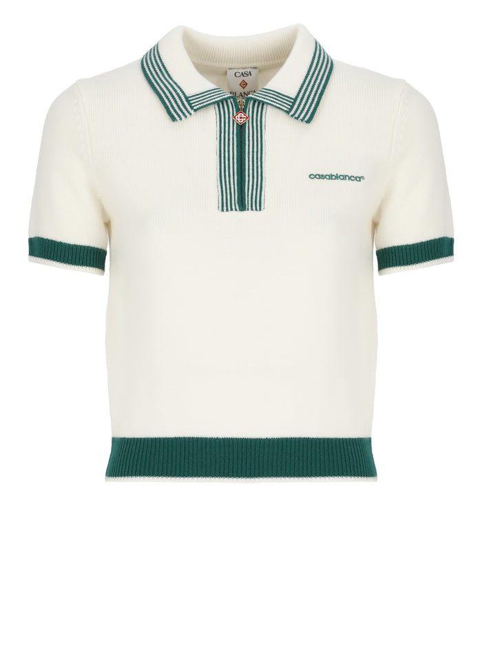 Casablanca T-Shirts And Polos White Merino Wool