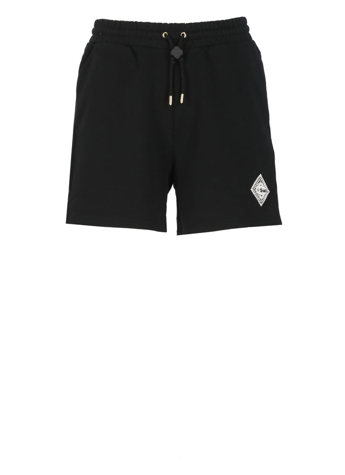 Casablanca Shorts Black Cotton