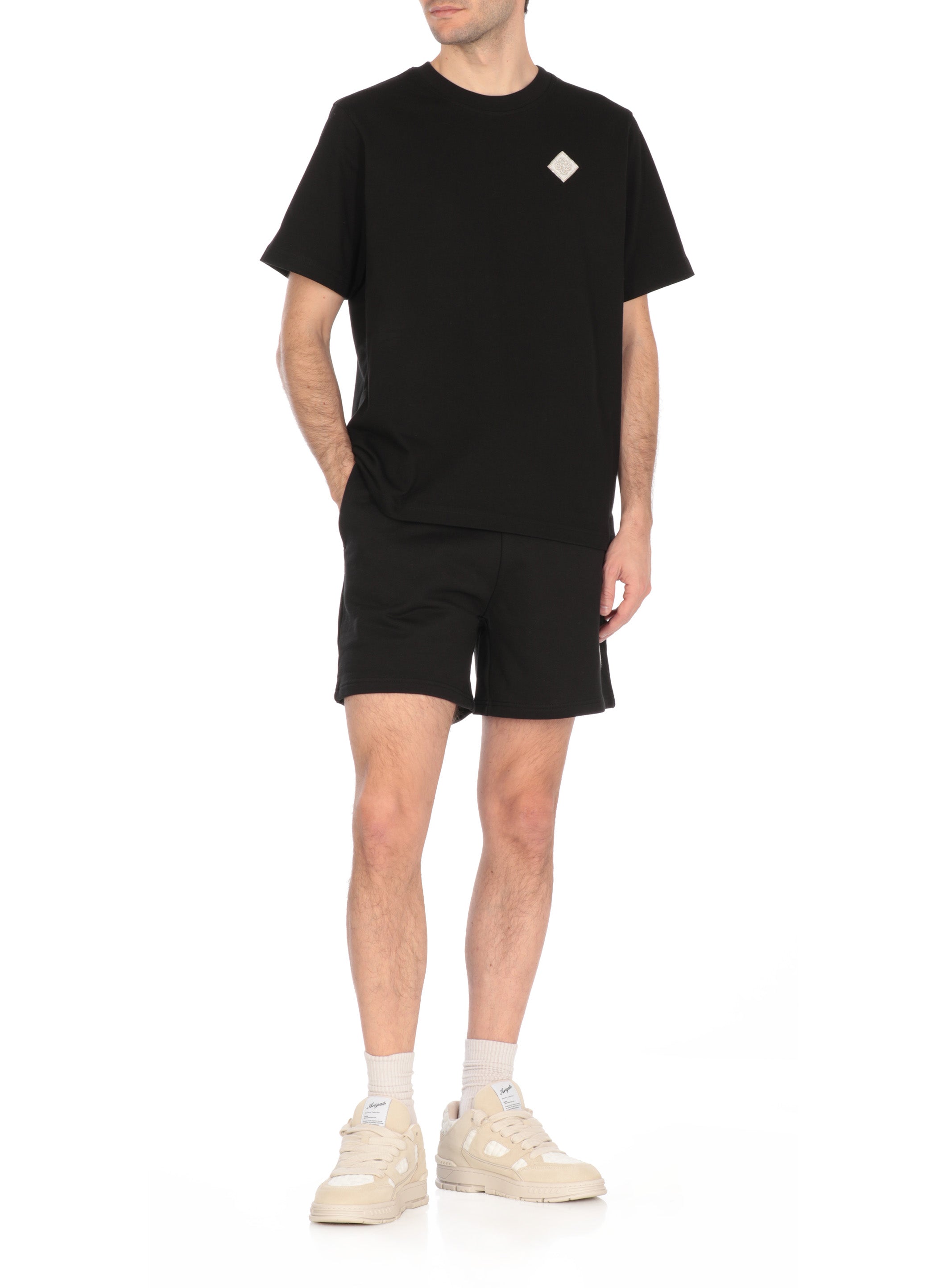 Casablanca Shorts Black Cotton
