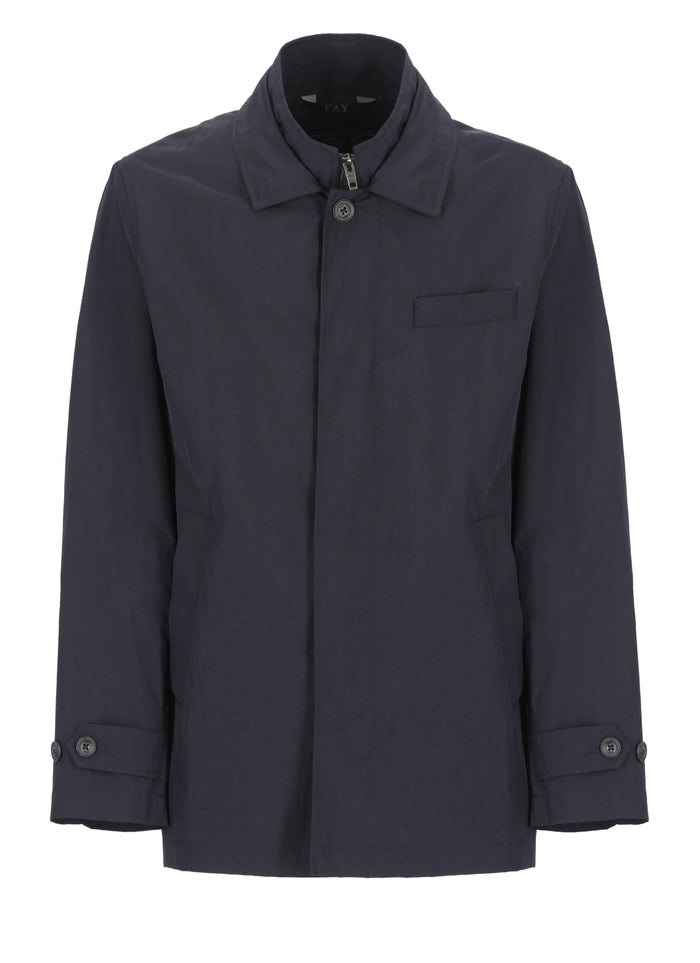 Fay Coats Blue Polyammide