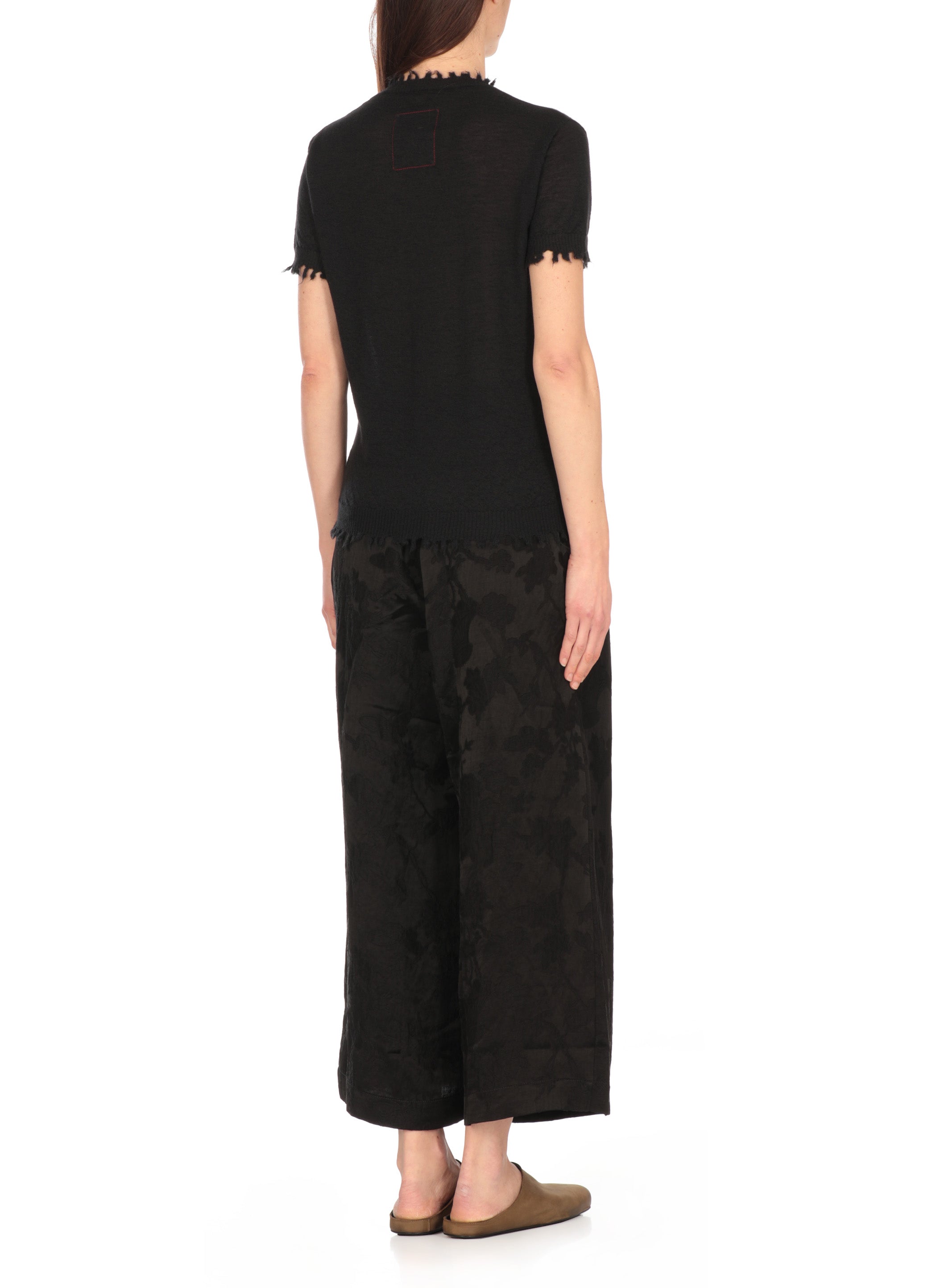 Uma Wang Top Black Cashmere