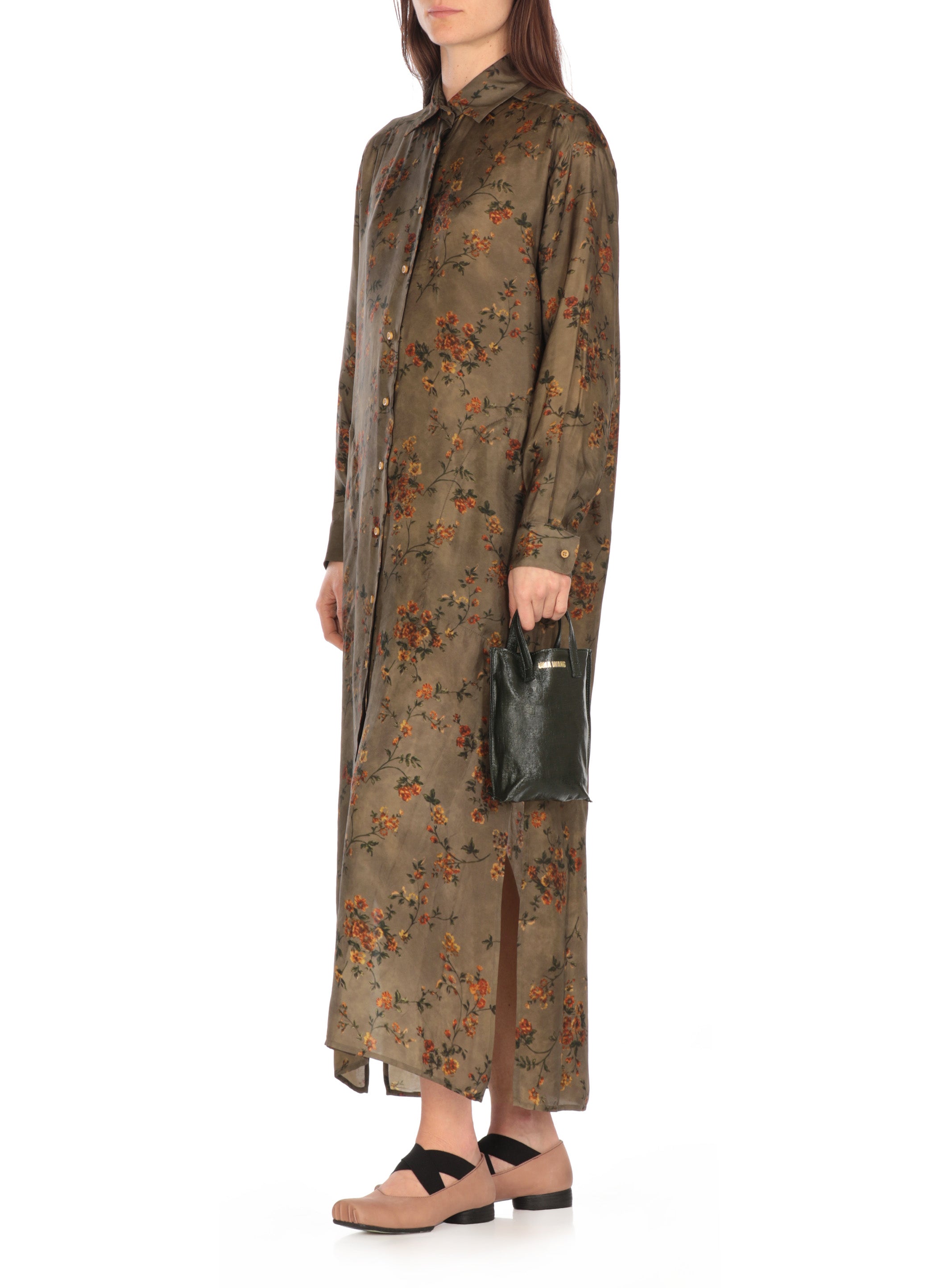 Uma Wang Dresses Green Viscose Cupro