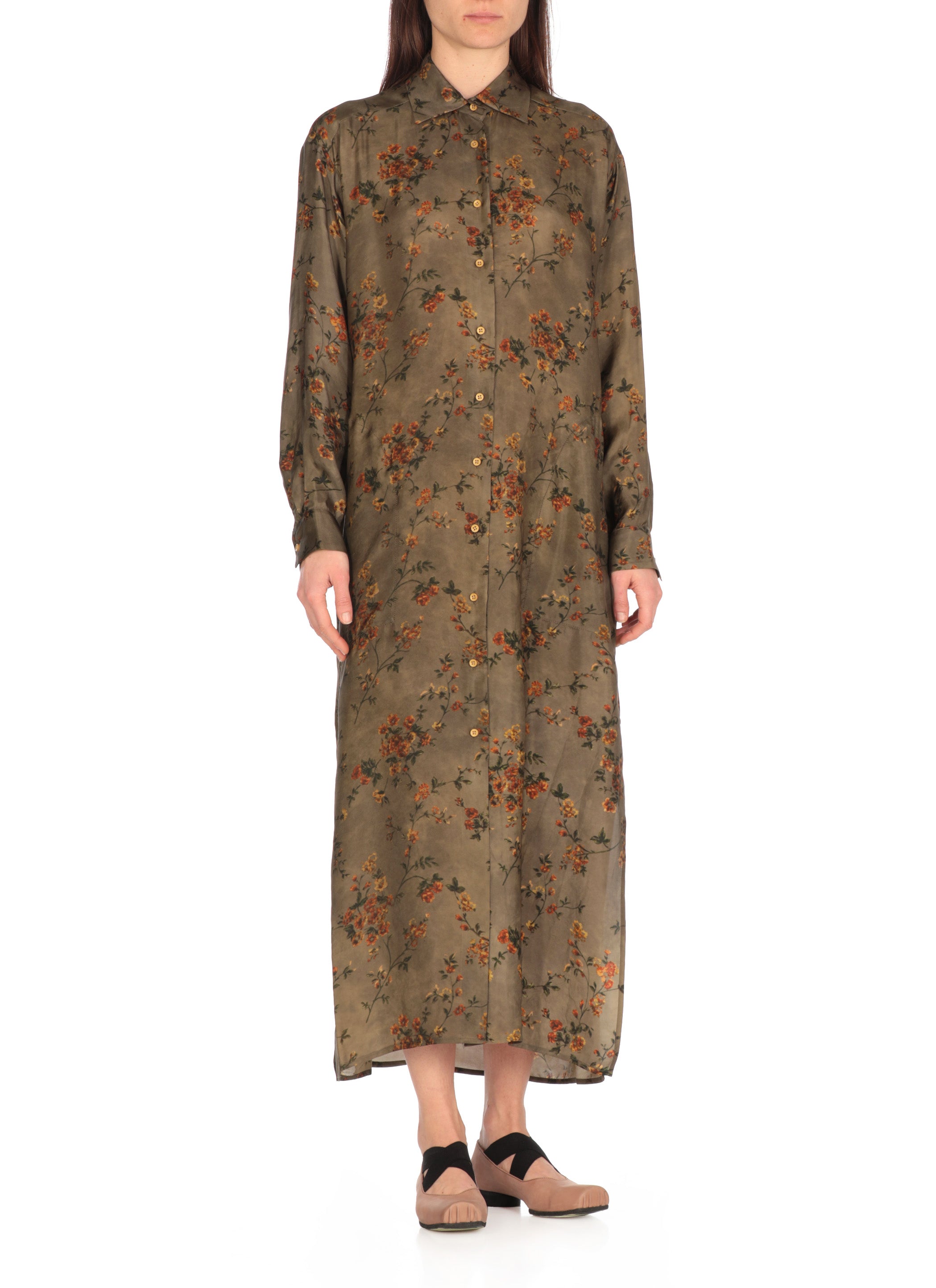 Uma Wang Dresses Green Viscose Cupro