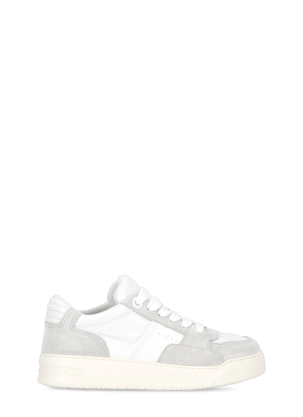 Hogan Sneakers Grey Calf Leather Sole: Rubber