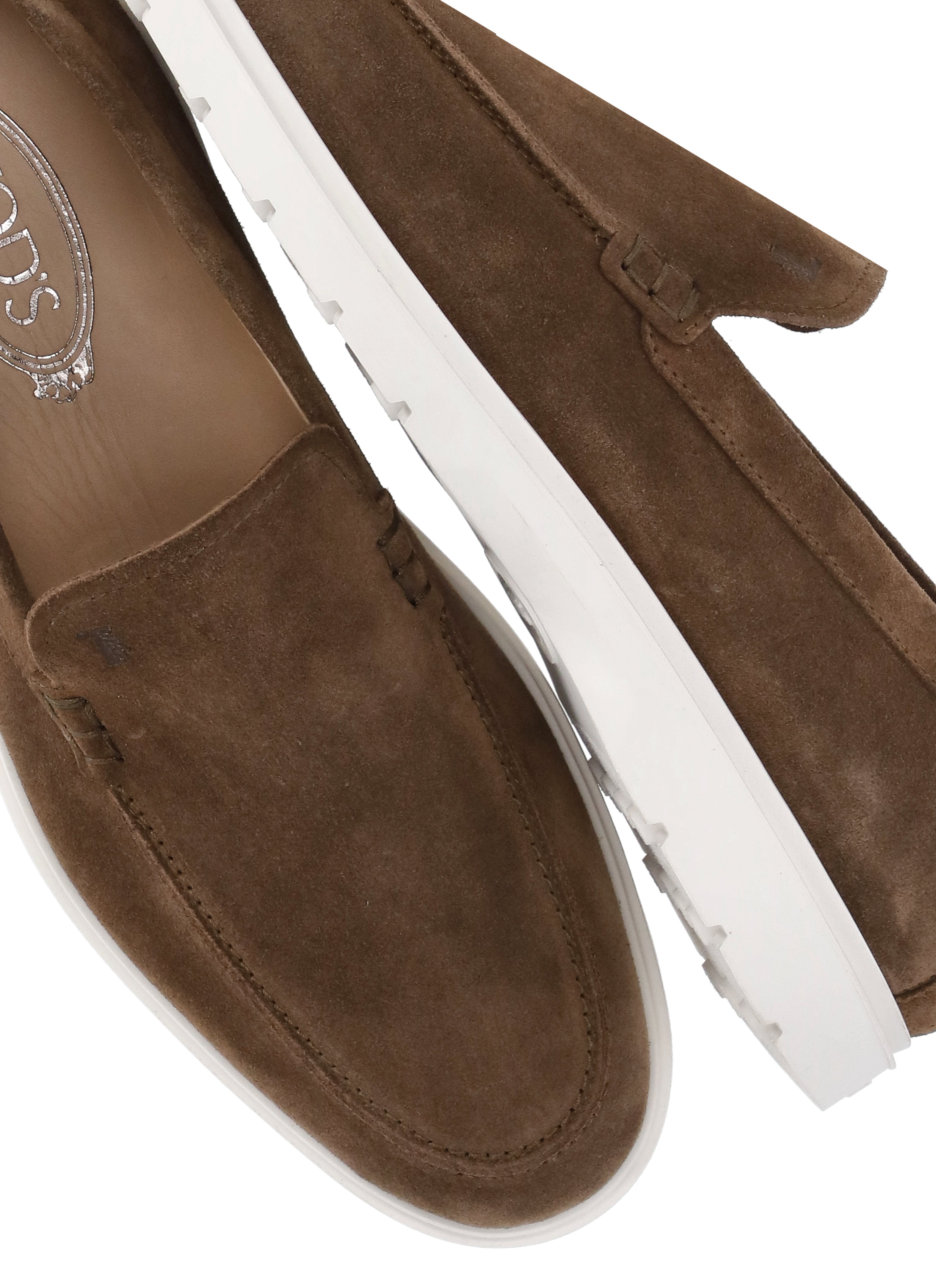 Tods Flat shoes Brown Cow Leather Sole: Rubber