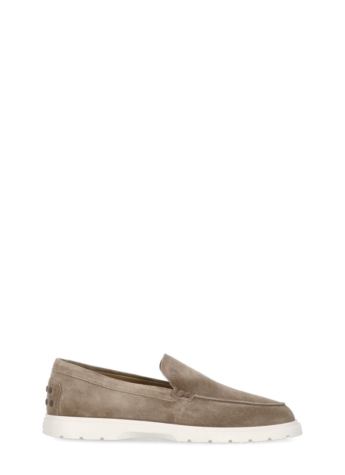 Tods Flat Shoes Brown Cow Leather Sole:rubber