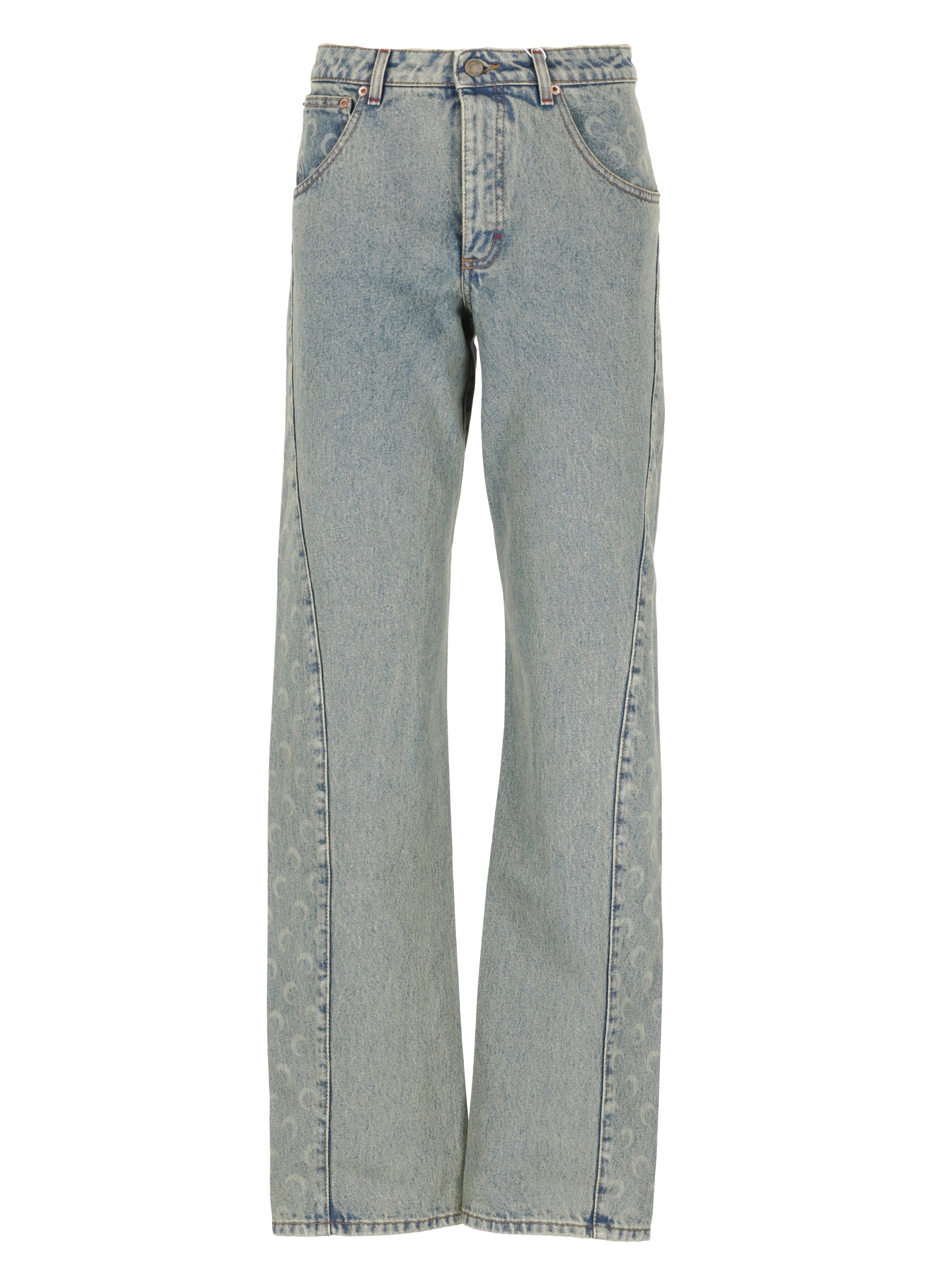 Marine Serre Jeans Light Blue Cotton