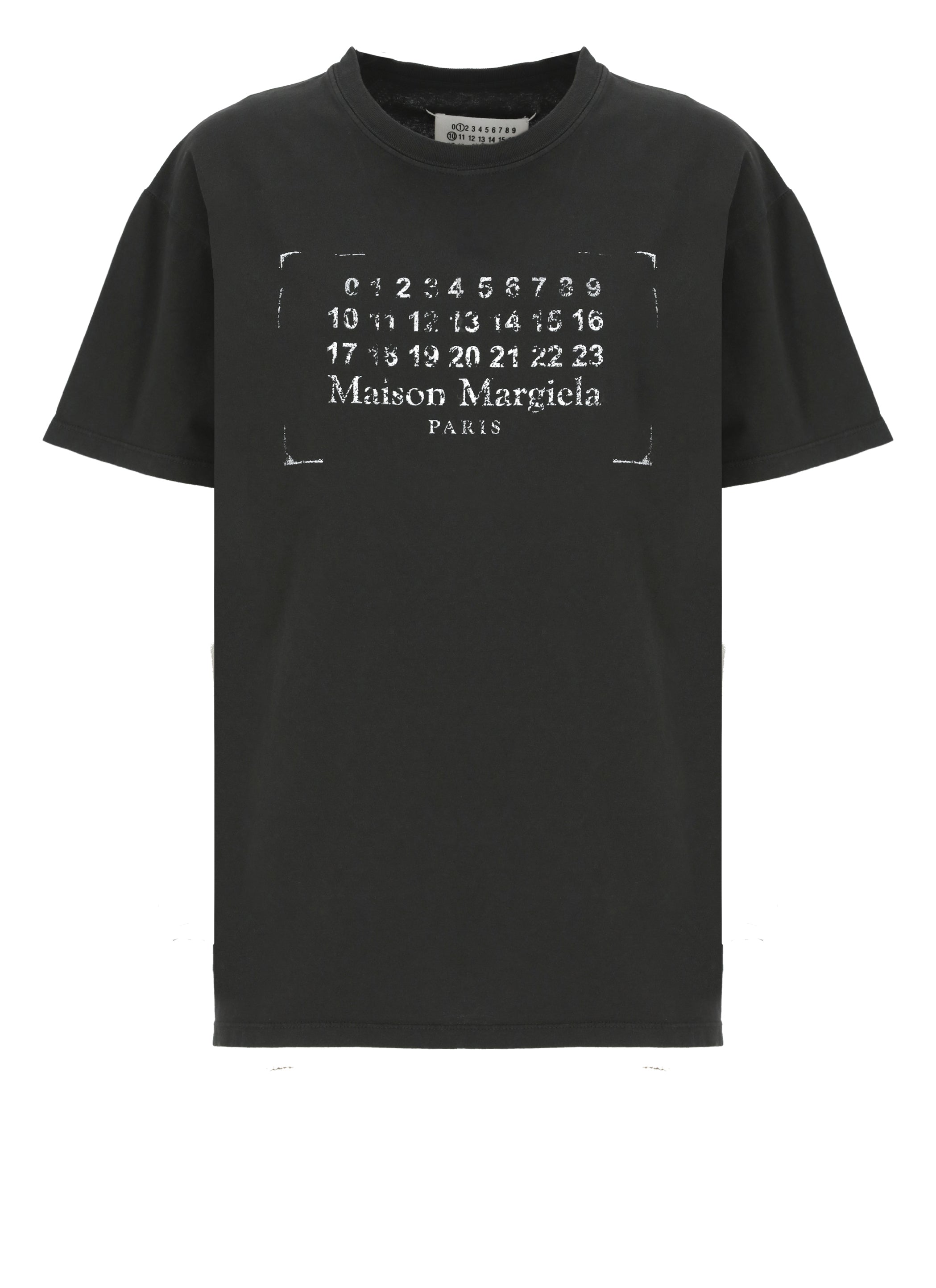 Maison Margiela T-Shirts And Polos Black Cotton