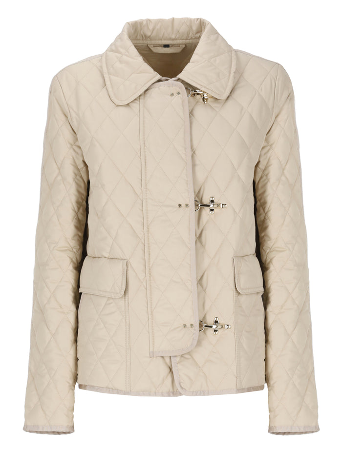 Fay Coats Beige Polyester