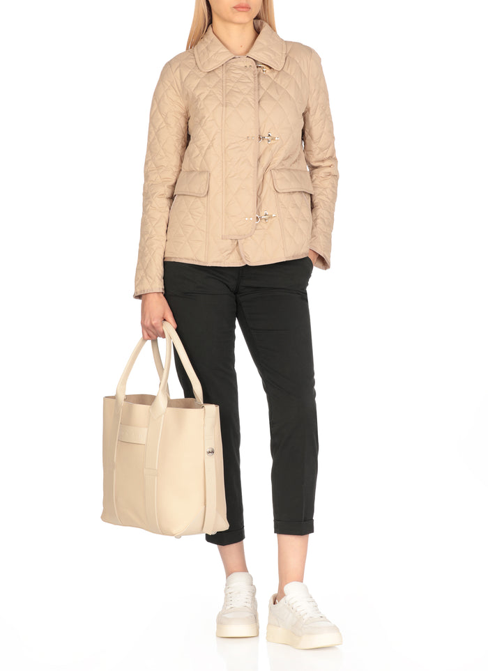 Fay Coats Beige Polyester