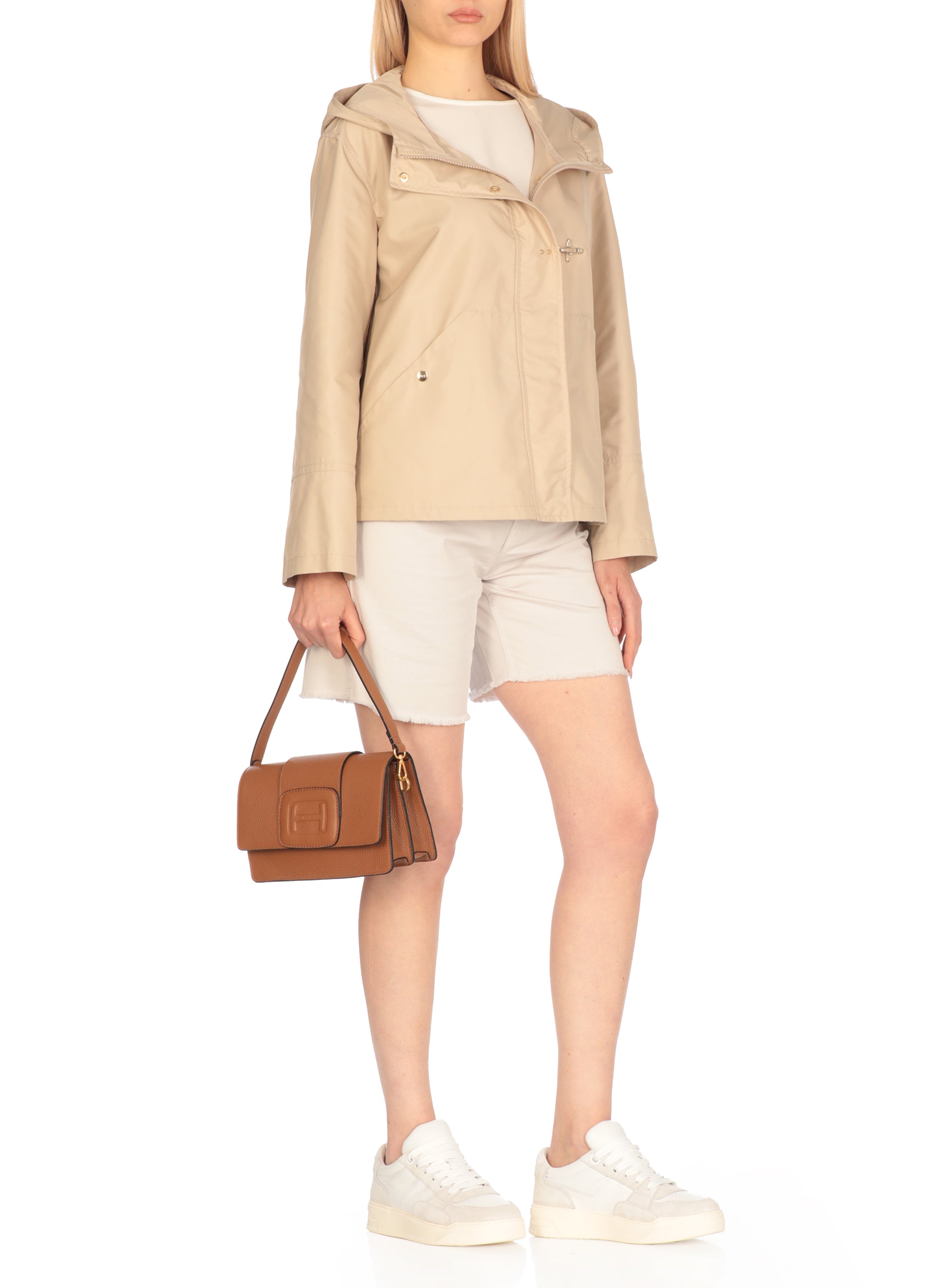 Fay Coats Beige Polyester