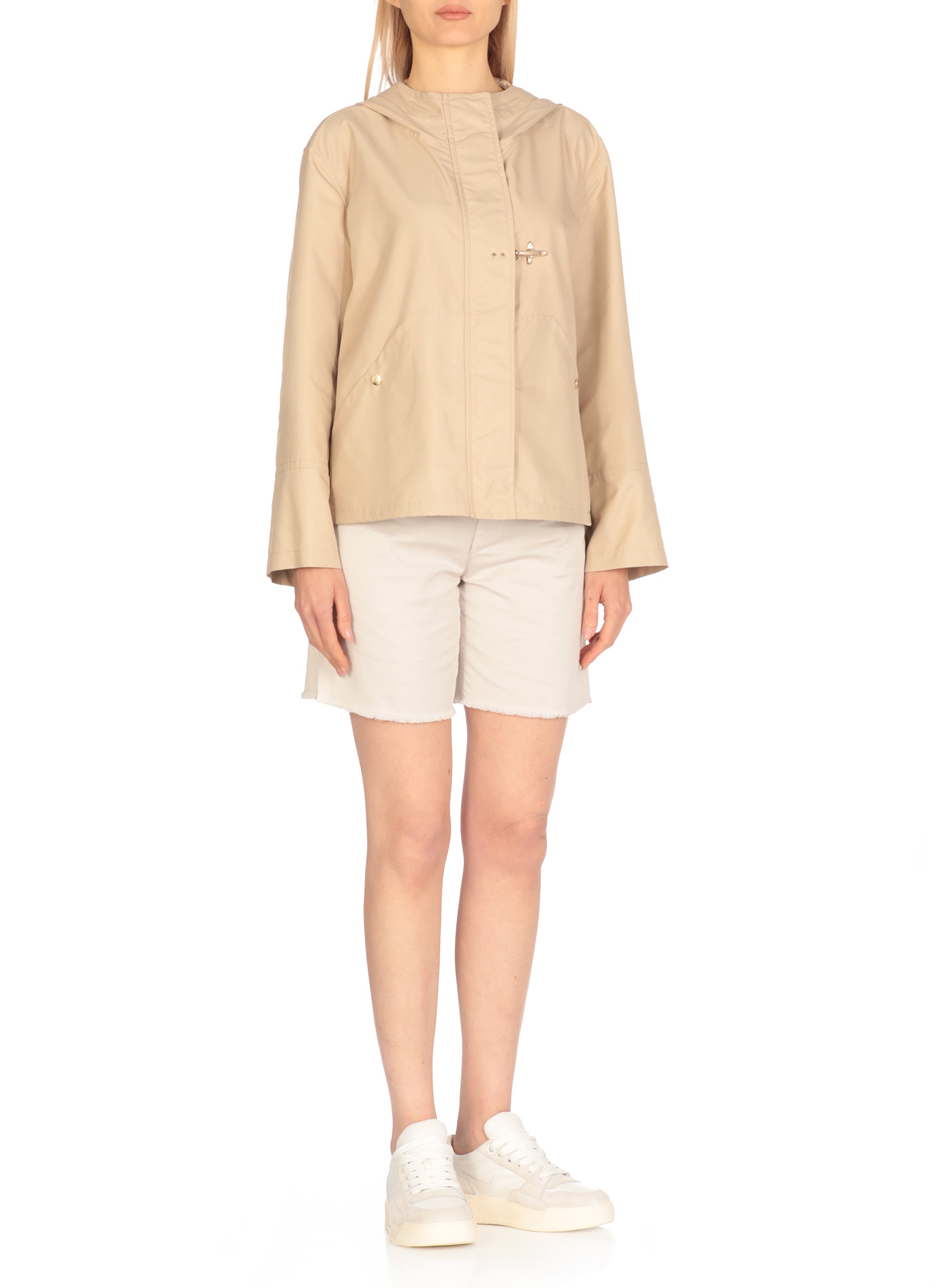 Fay Coats Beige Polyester