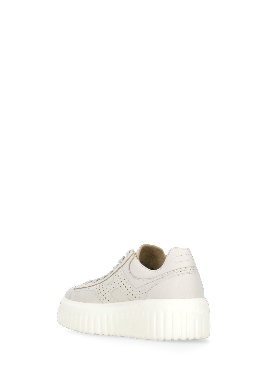 Hogan Sneakers Ivory Cow Leather Sole: Rubber