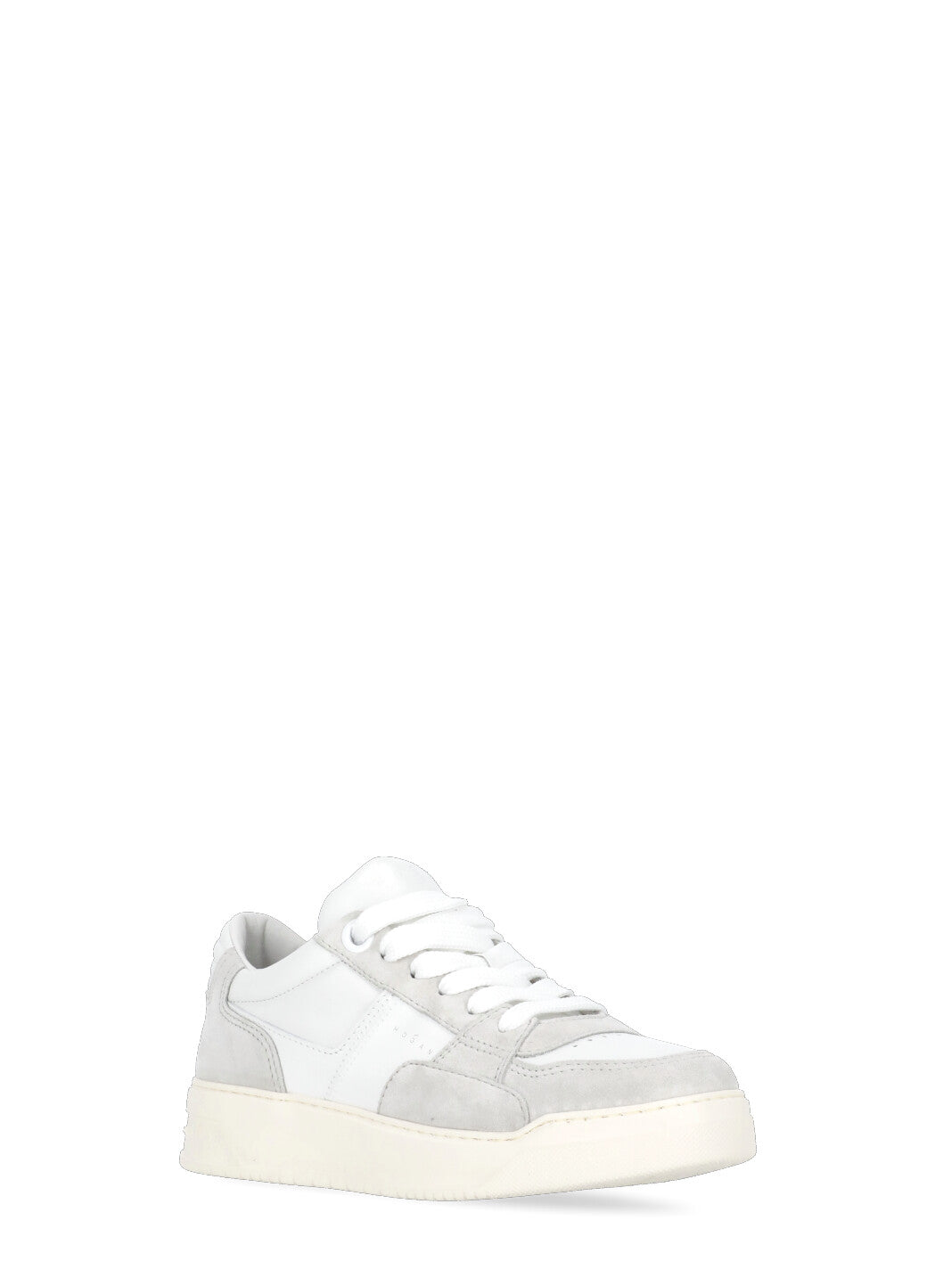 Hogan Sneakers Grey Calf Leather Sole: Rubber