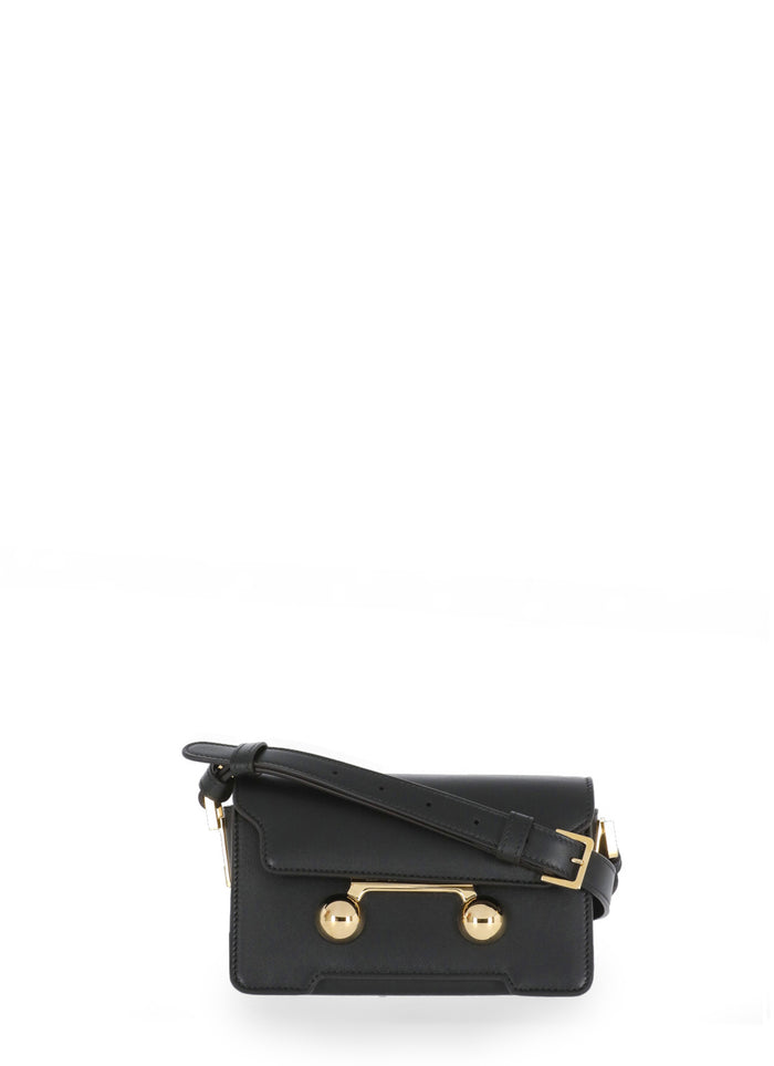 Marni Bags Black Cowhide Lining: Sheepskin
