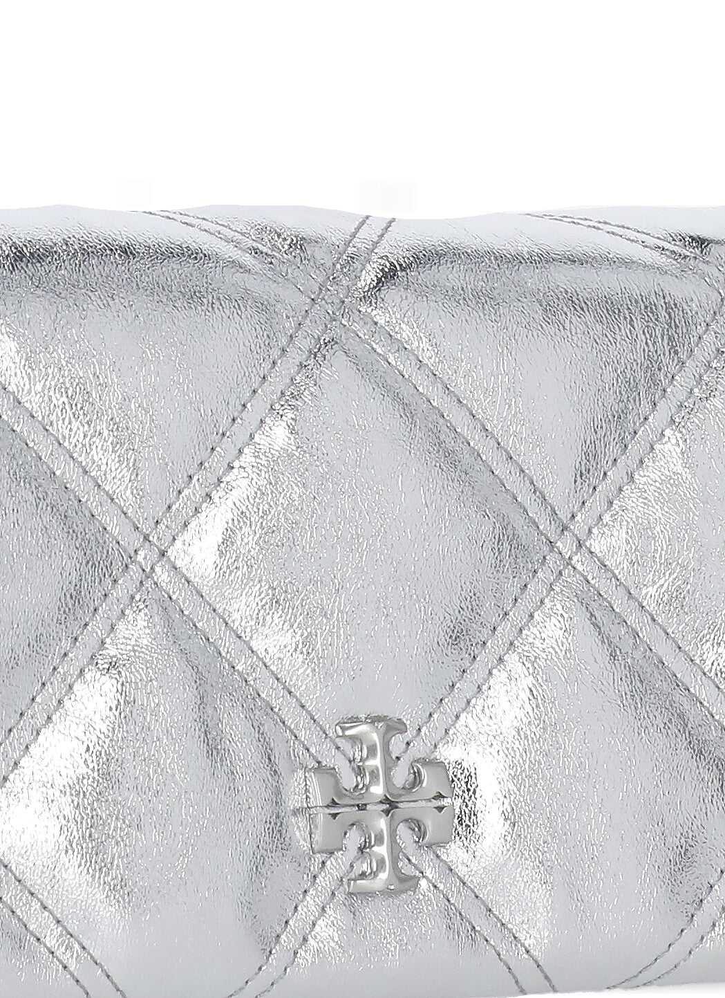 Tory Burch Bags Silver Cowhide Lining: Polyester