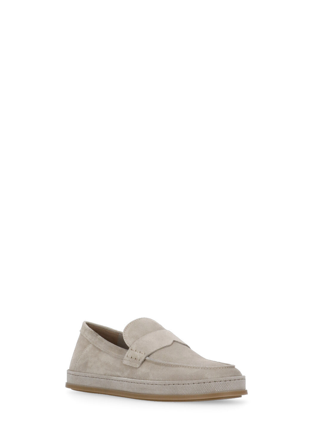 Hogan Flat Shoes Beige Cow Leather Sole: Rubber