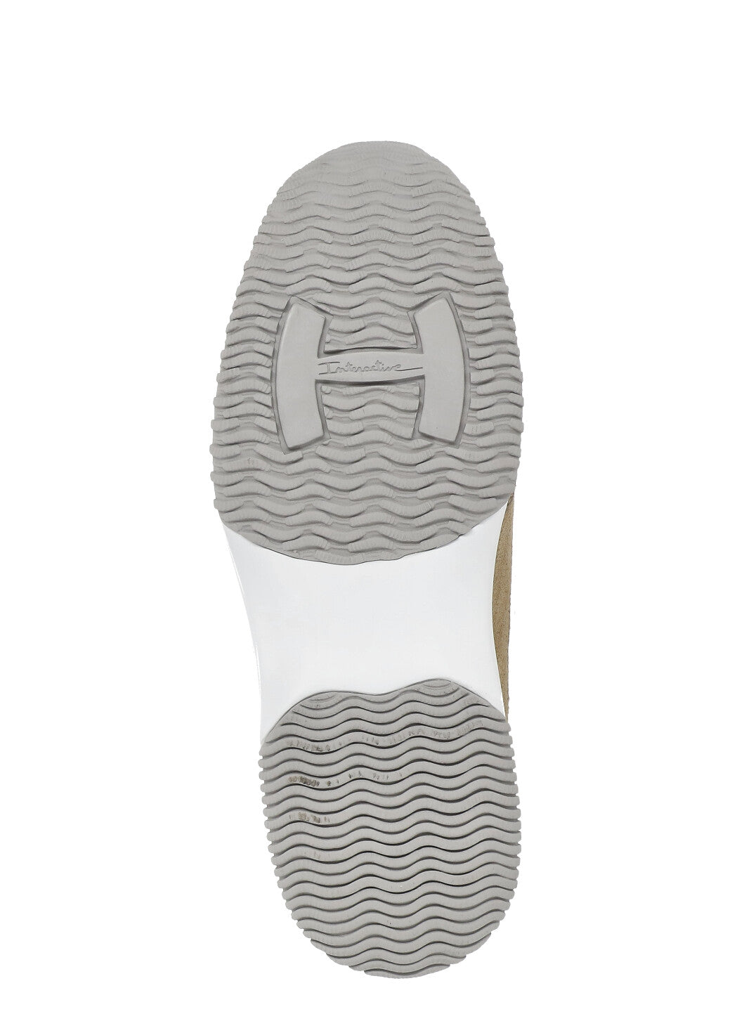 Hogan Sneakers Brown Calf Leather Sole: Rubber