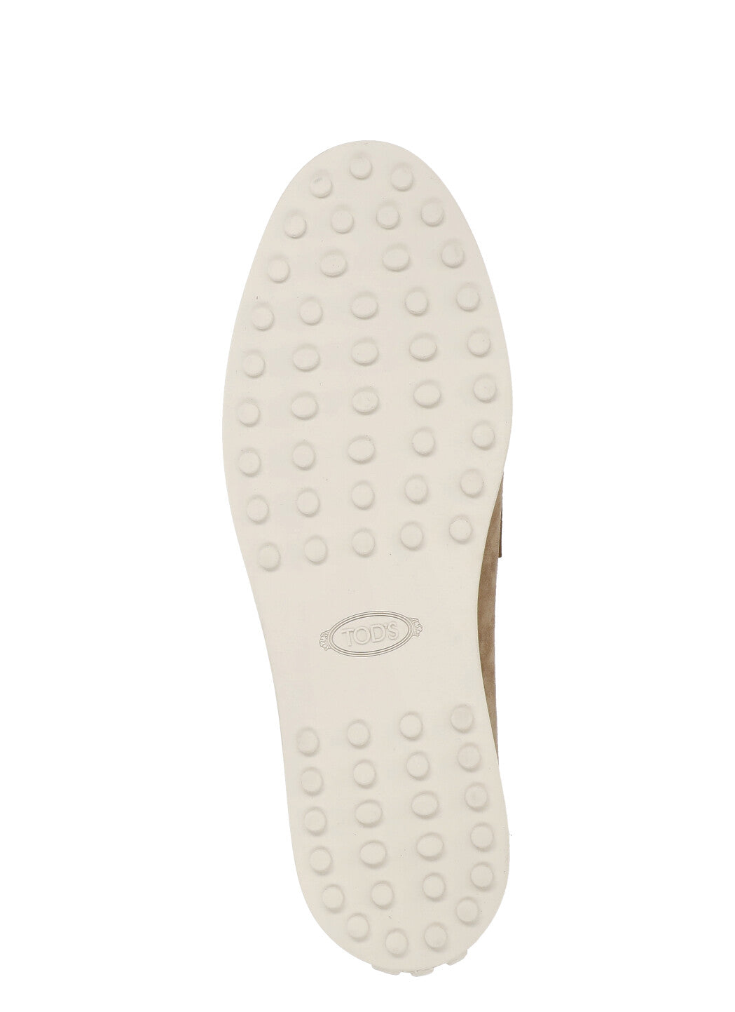 Tods Flat Shoes Beige Cowhide Sole: Rubber