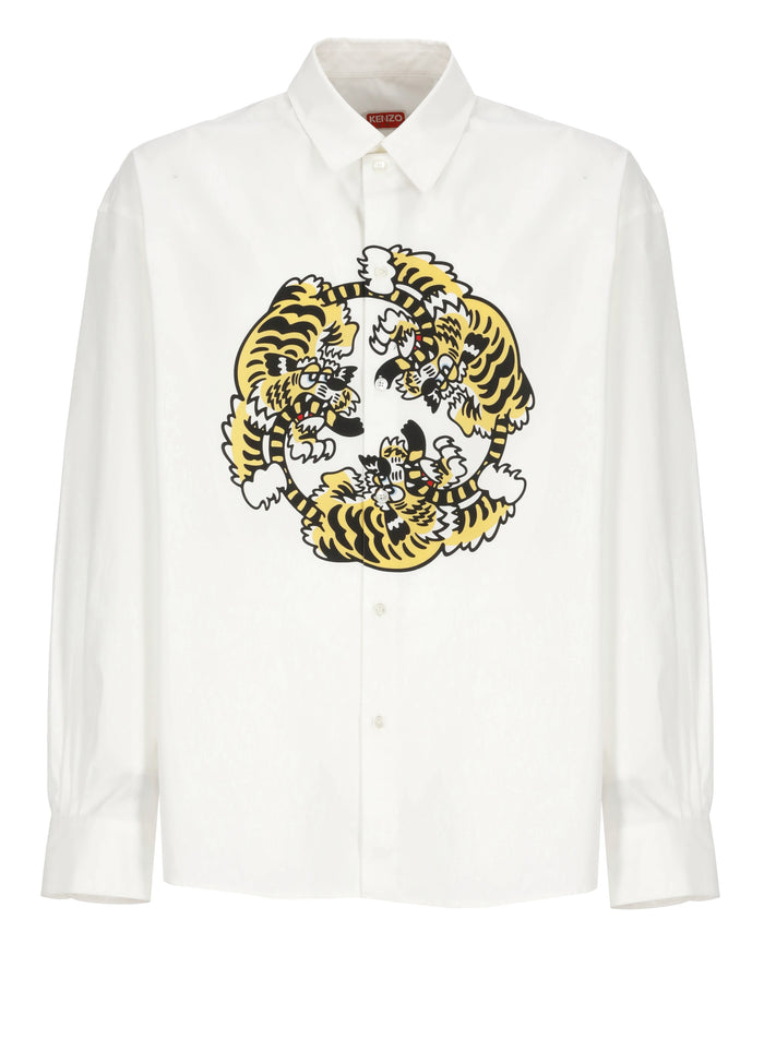 Kenzo Shirts White Cotton