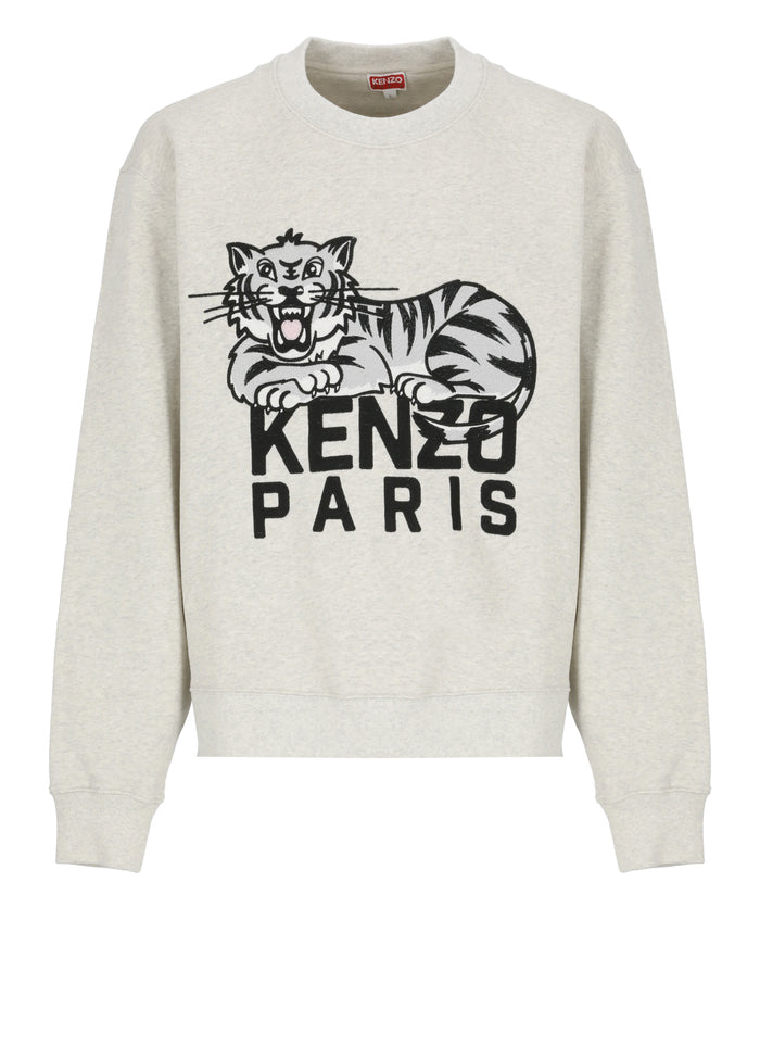 Kenzo Sweaters Grey Cotton