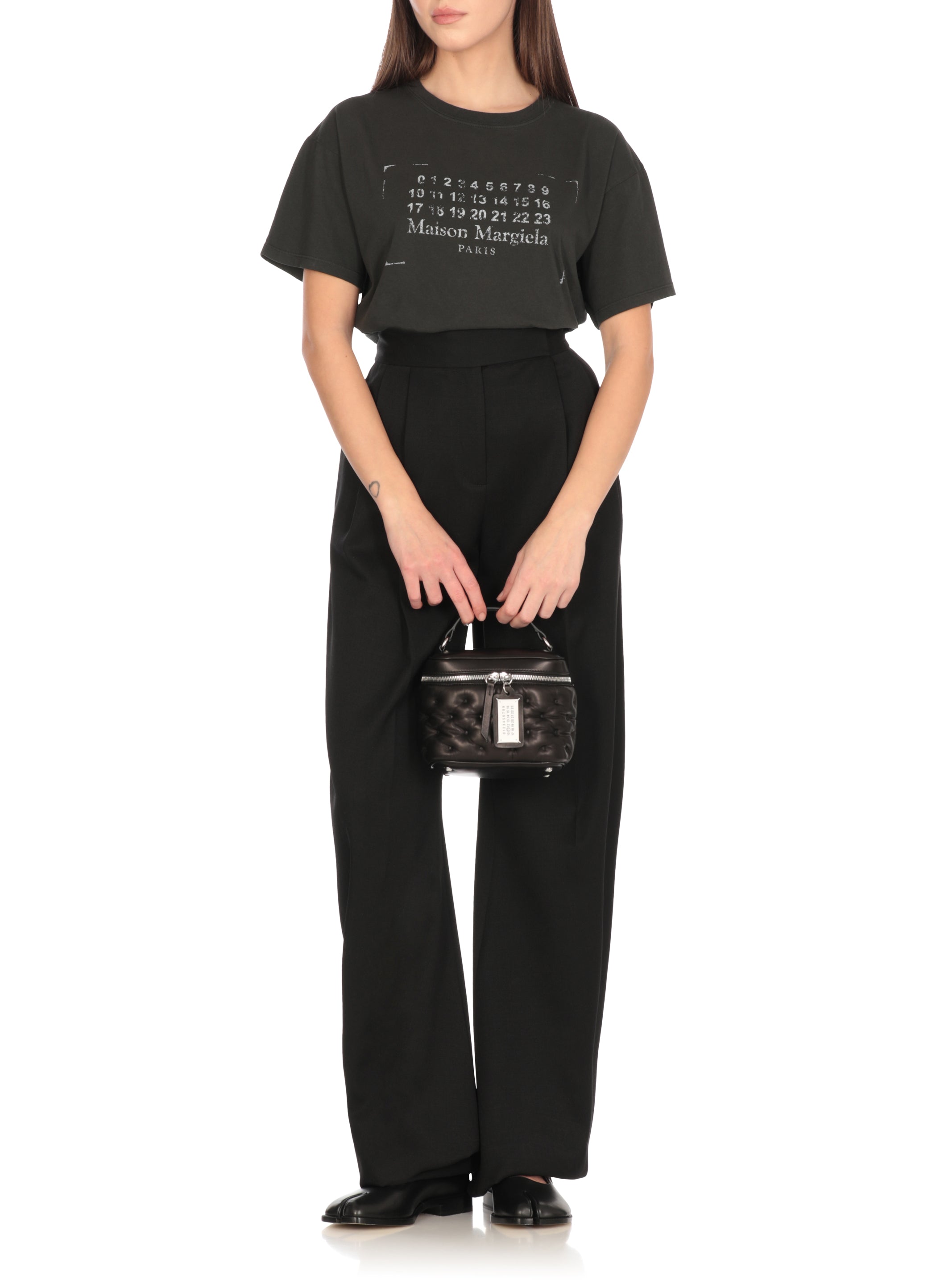 Maison Margiela T-Shirts And Polos Black Cotton