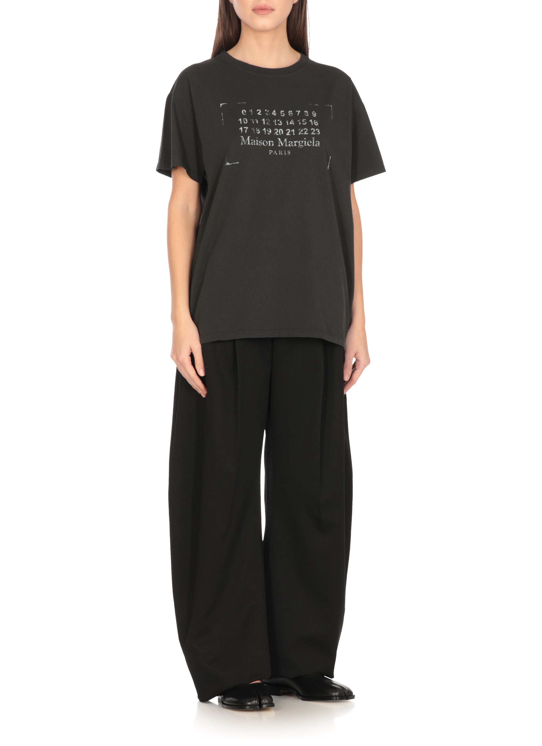 Maison Margiela T-Shirts And Polos Black Cotton