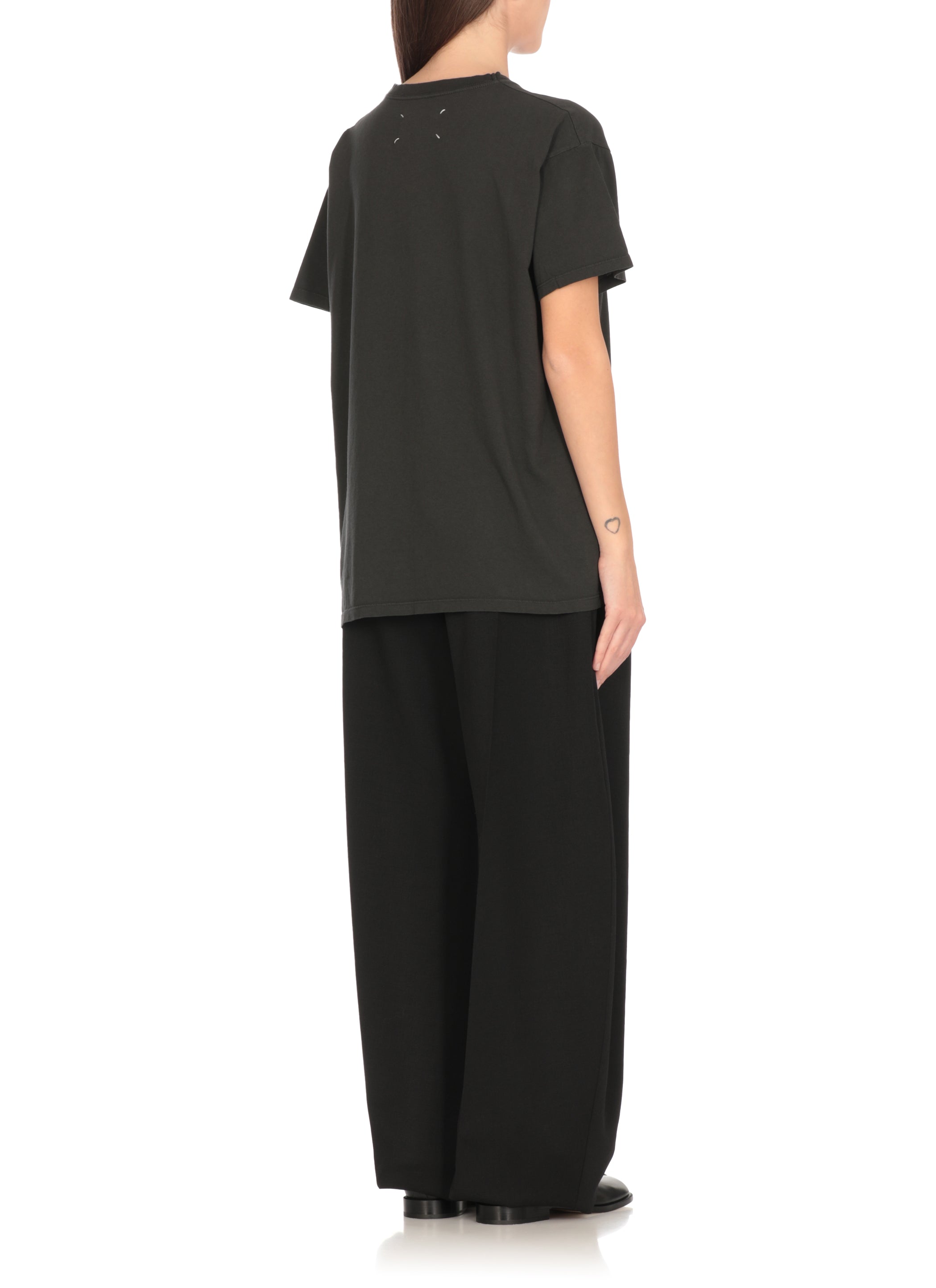 Maison Margiela T-Shirts And Polos Black Cotton