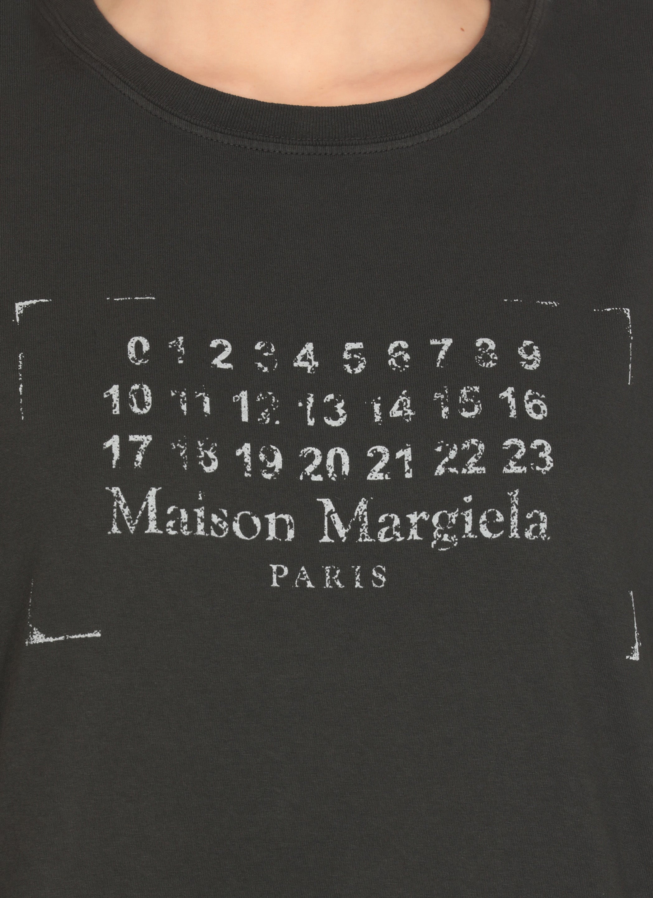 Maison Margiela T-Shirts And Polos Black Cotton