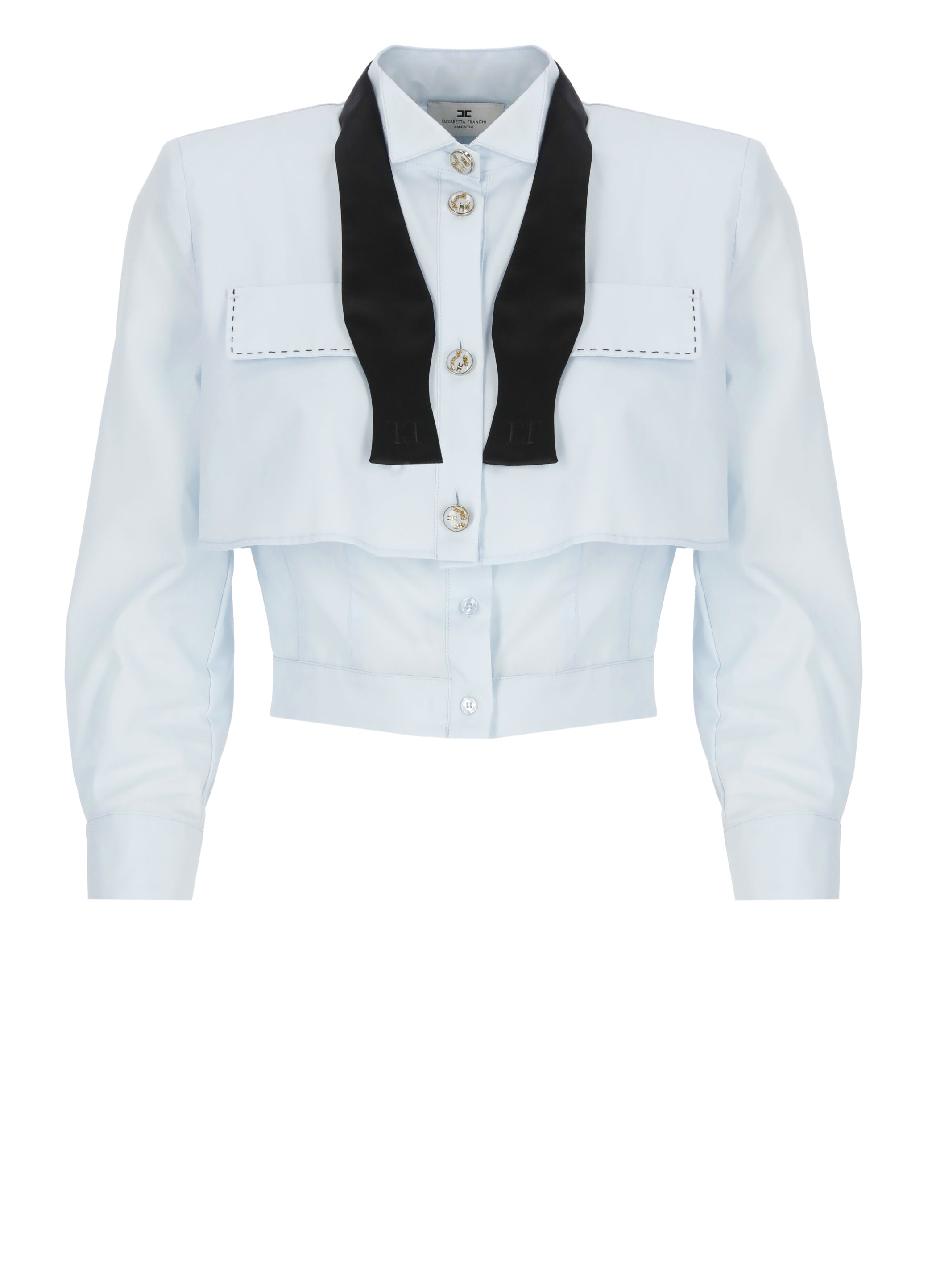 Elisabetta Franchi Shirts Light Blue