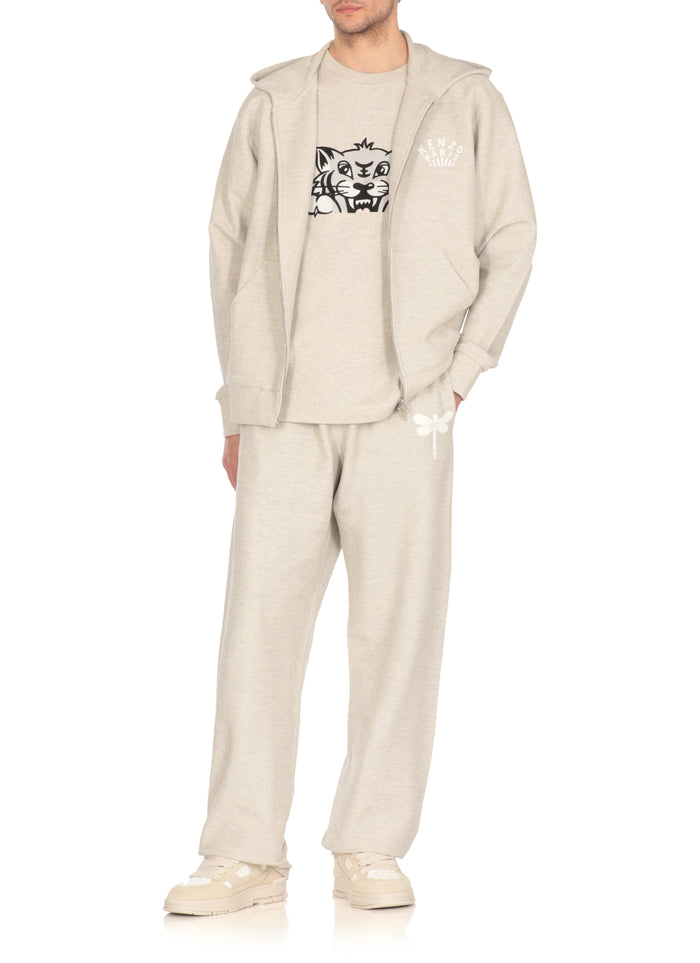 Kenzo Sweaters Grey Cotton Elastane