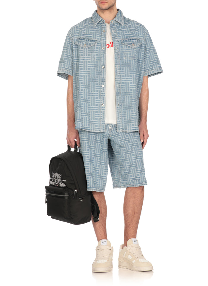 Kenzo Shirts Light Blue Cotton