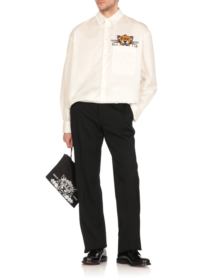 Kenzo Shirts White Cotton