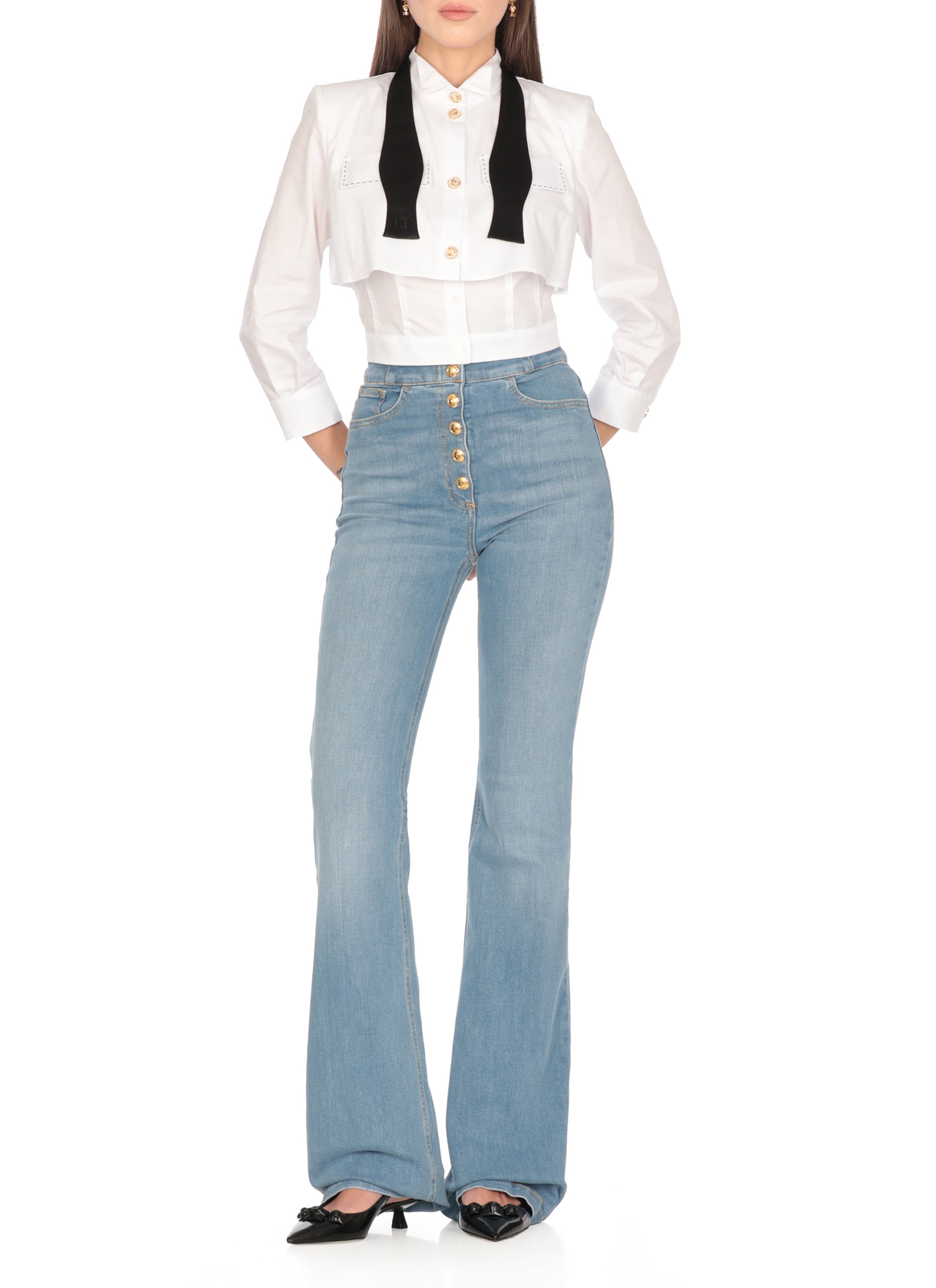 Elisabetta Franchi Shirts White