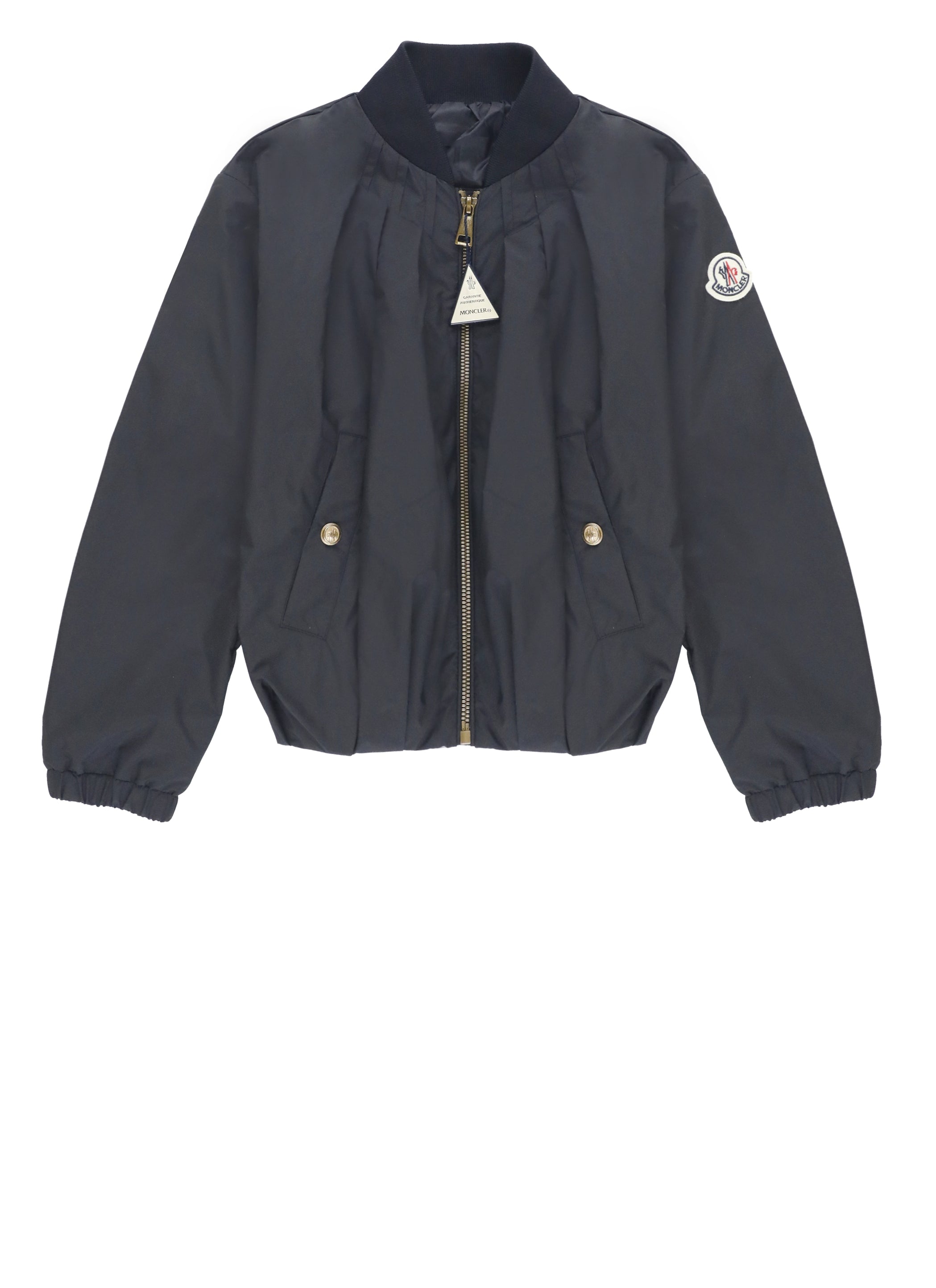 MONCLER KIDS Coats Black Polyamide