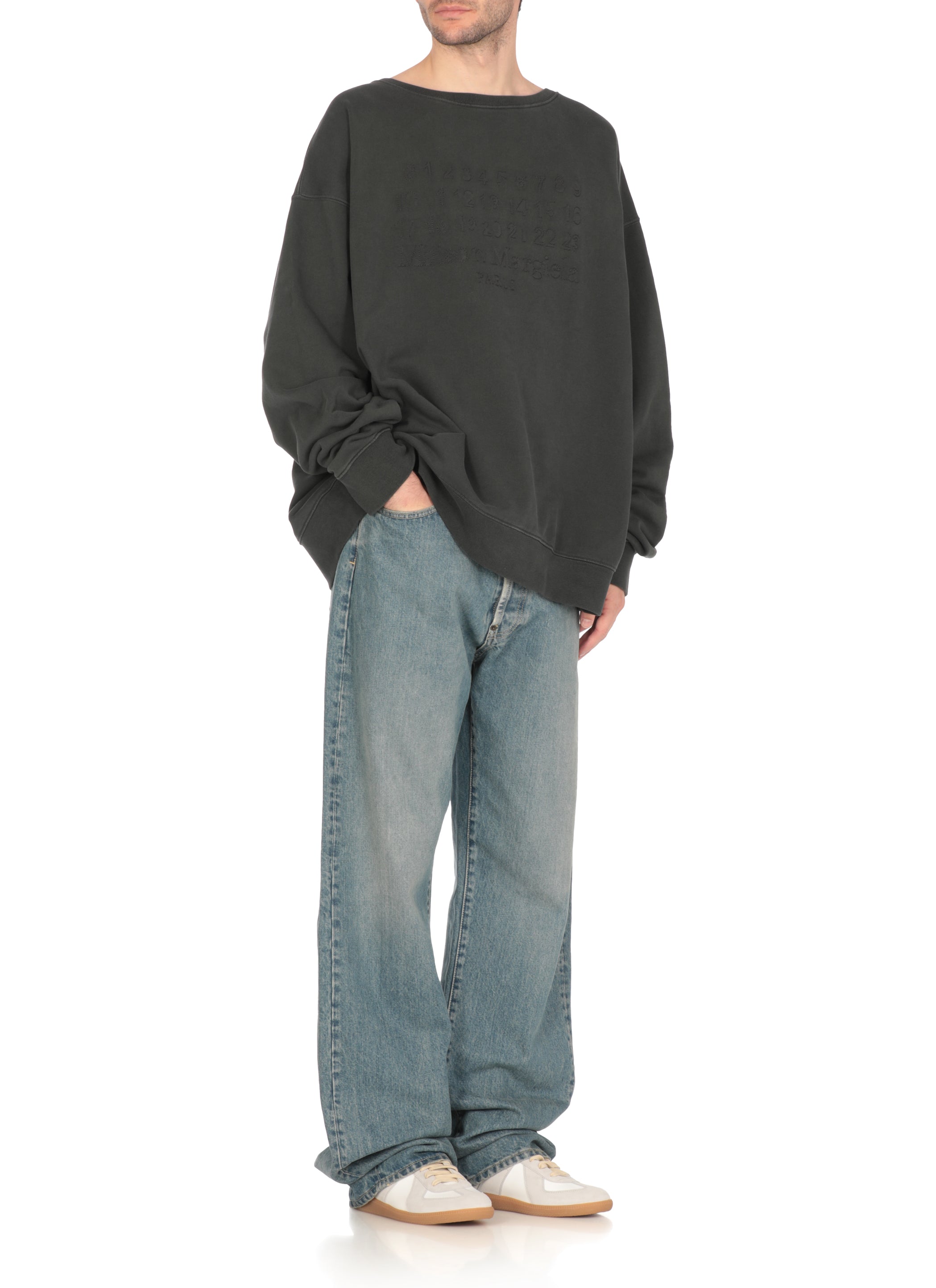 Maison Margiela Sweaters Black Cotton