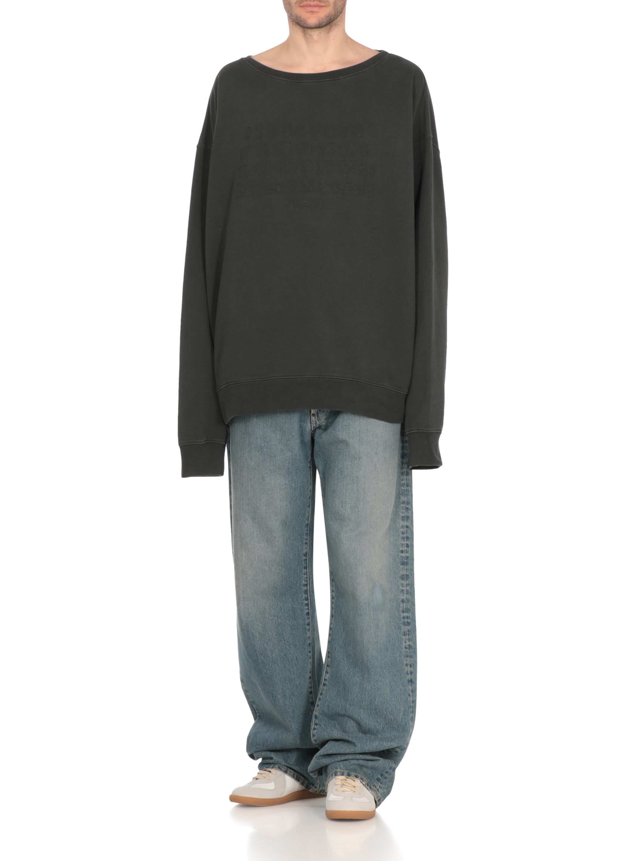 Maison Margiela Sweaters Black Cotton