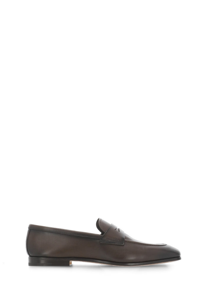Churchs Flat Shoes Brown Cow Leather