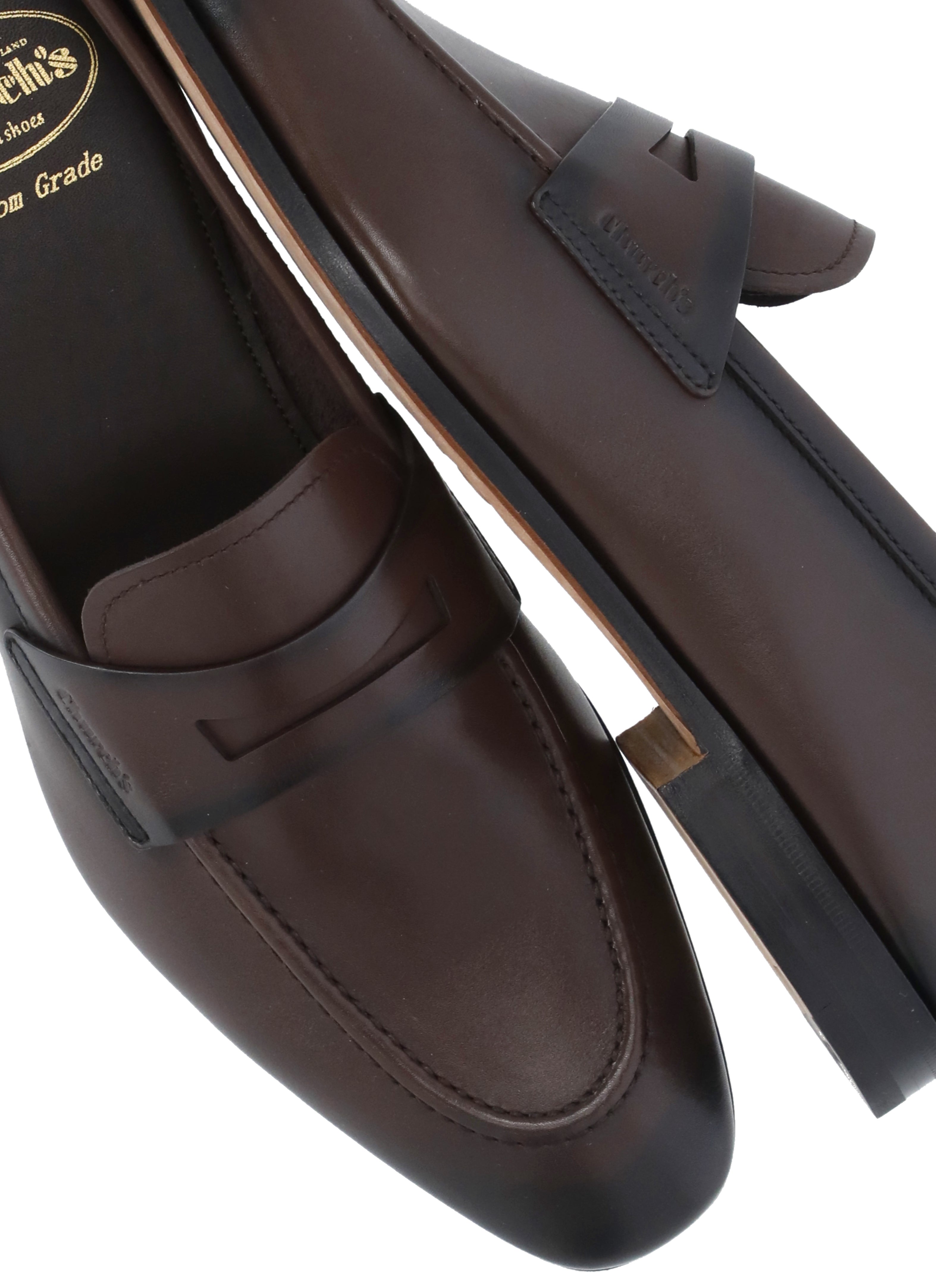 Churchs Flat Shoes Brown Cow Leather