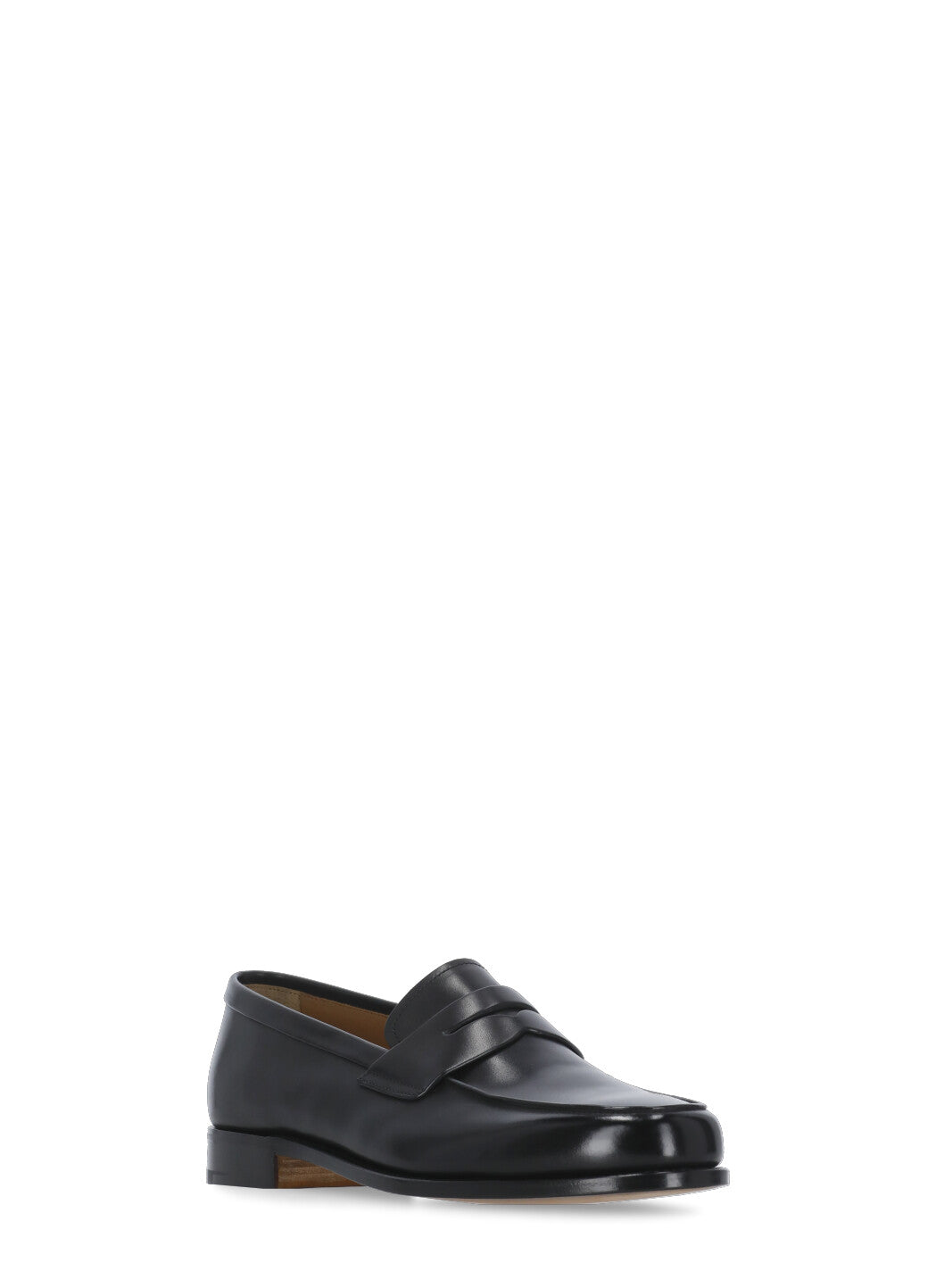 Churchs Flat Shoes Black Calf Leather