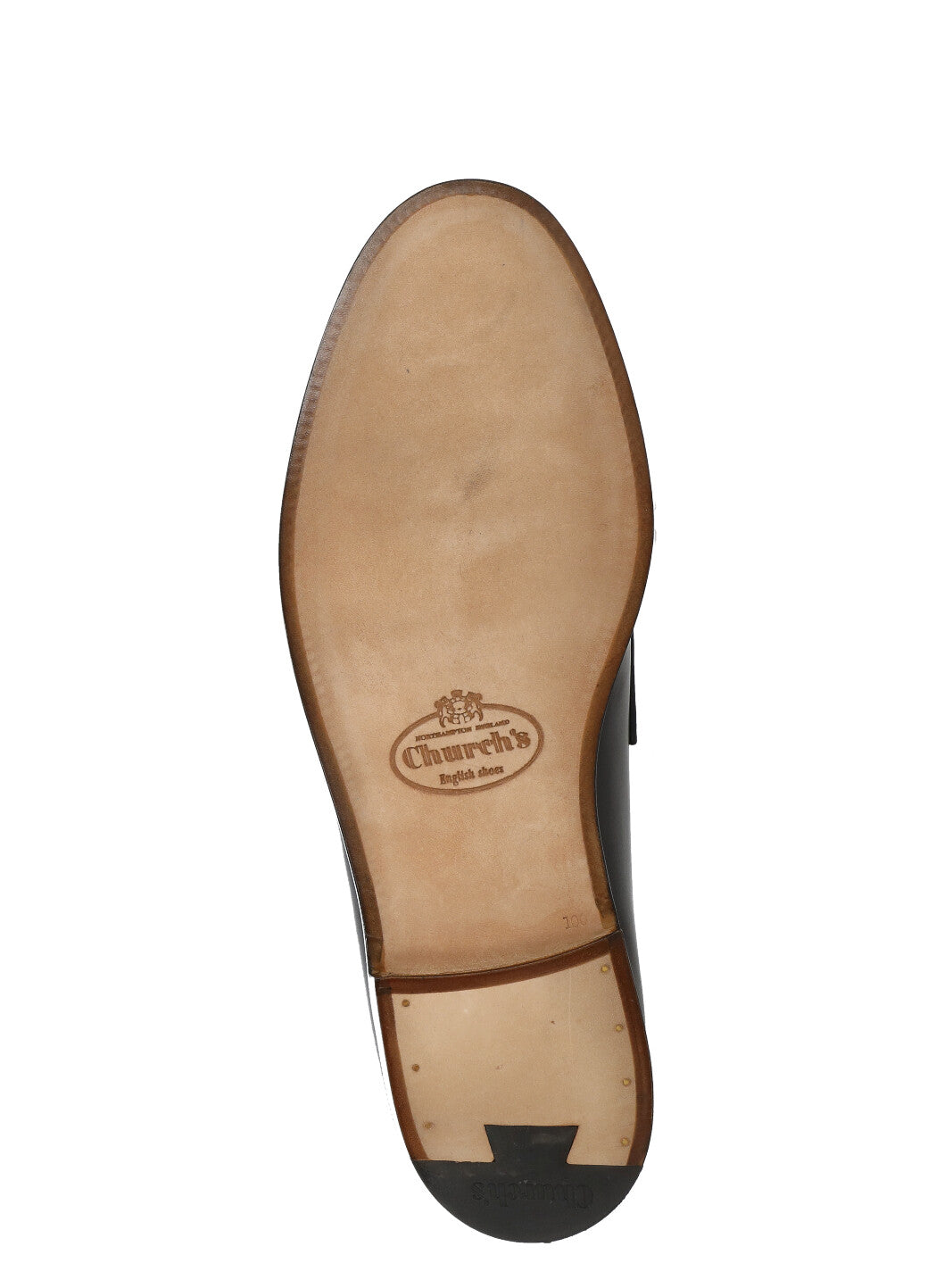 Churchs Flat Shoes Black Calf Leather