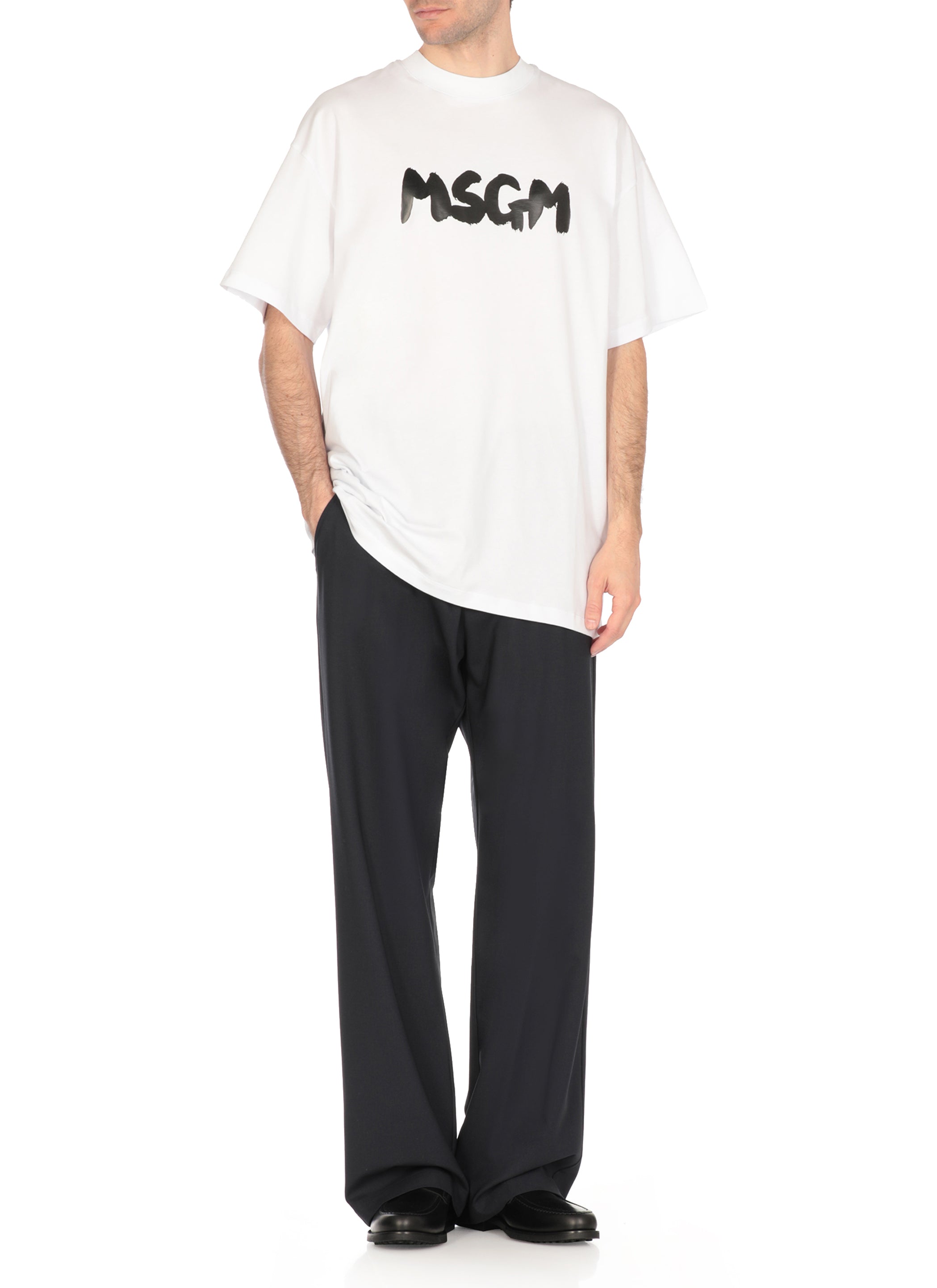 Msgm Trousers Blue
