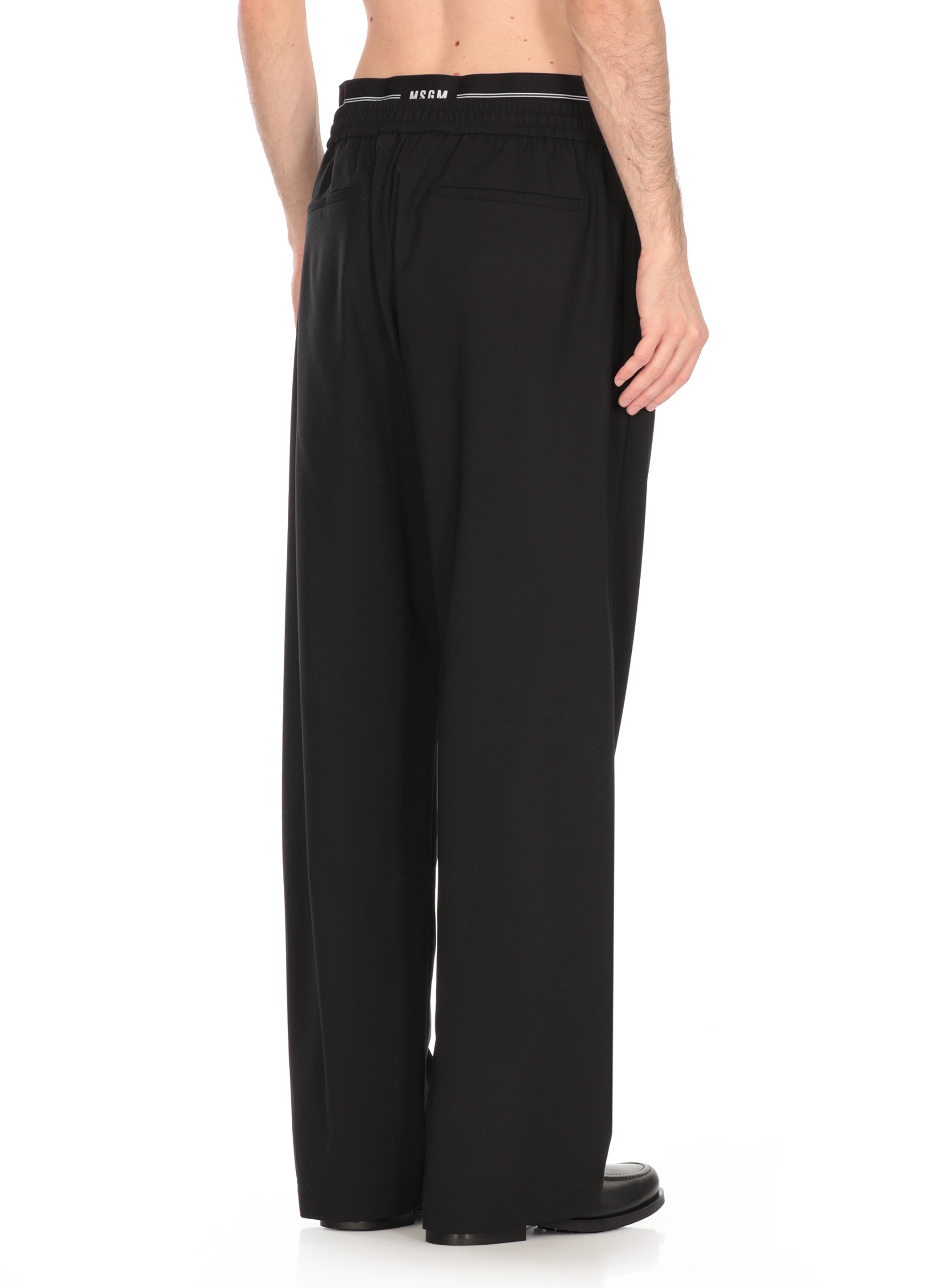 Msgm Trousers Black