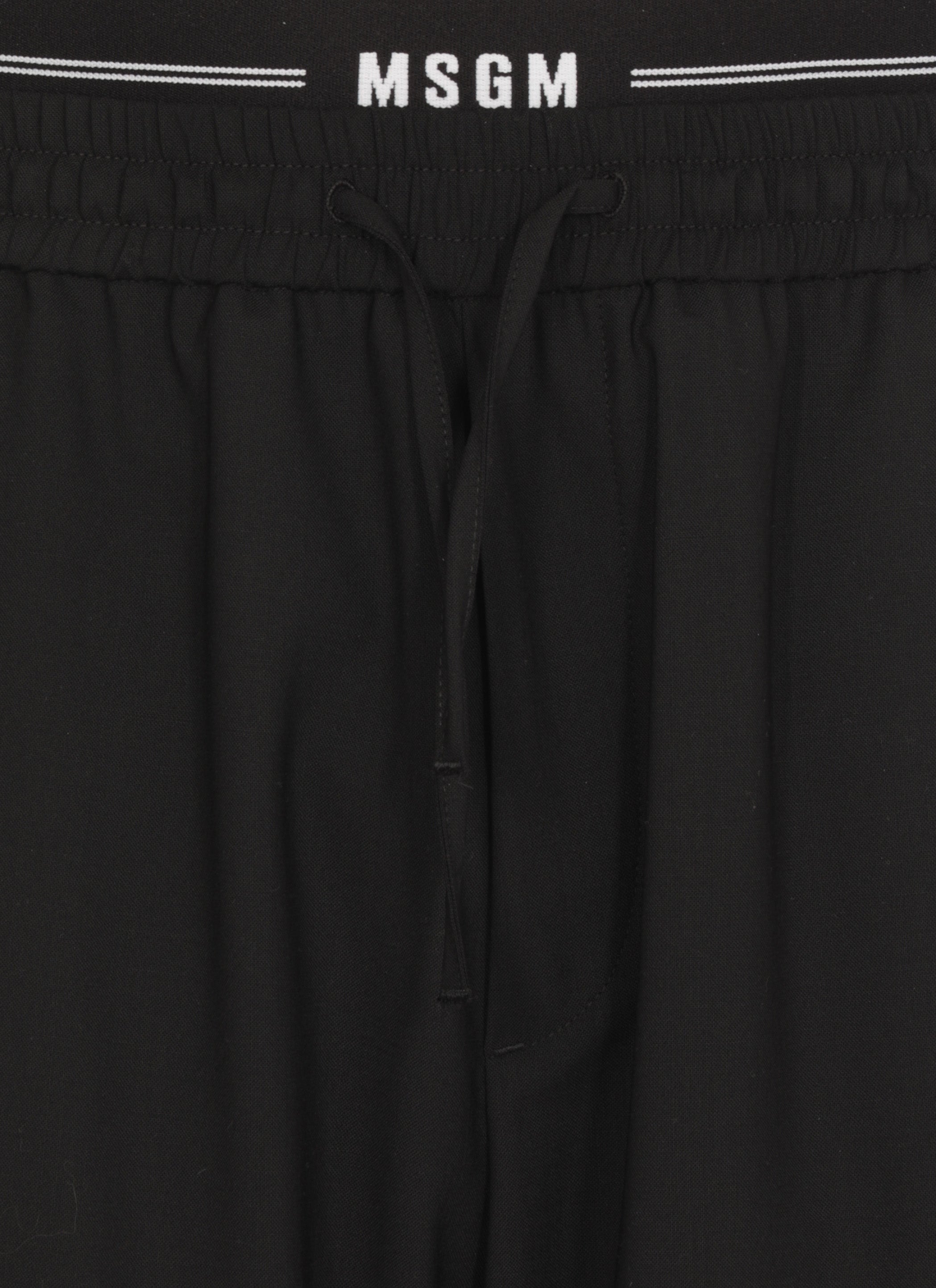 Msgm Trousers Black