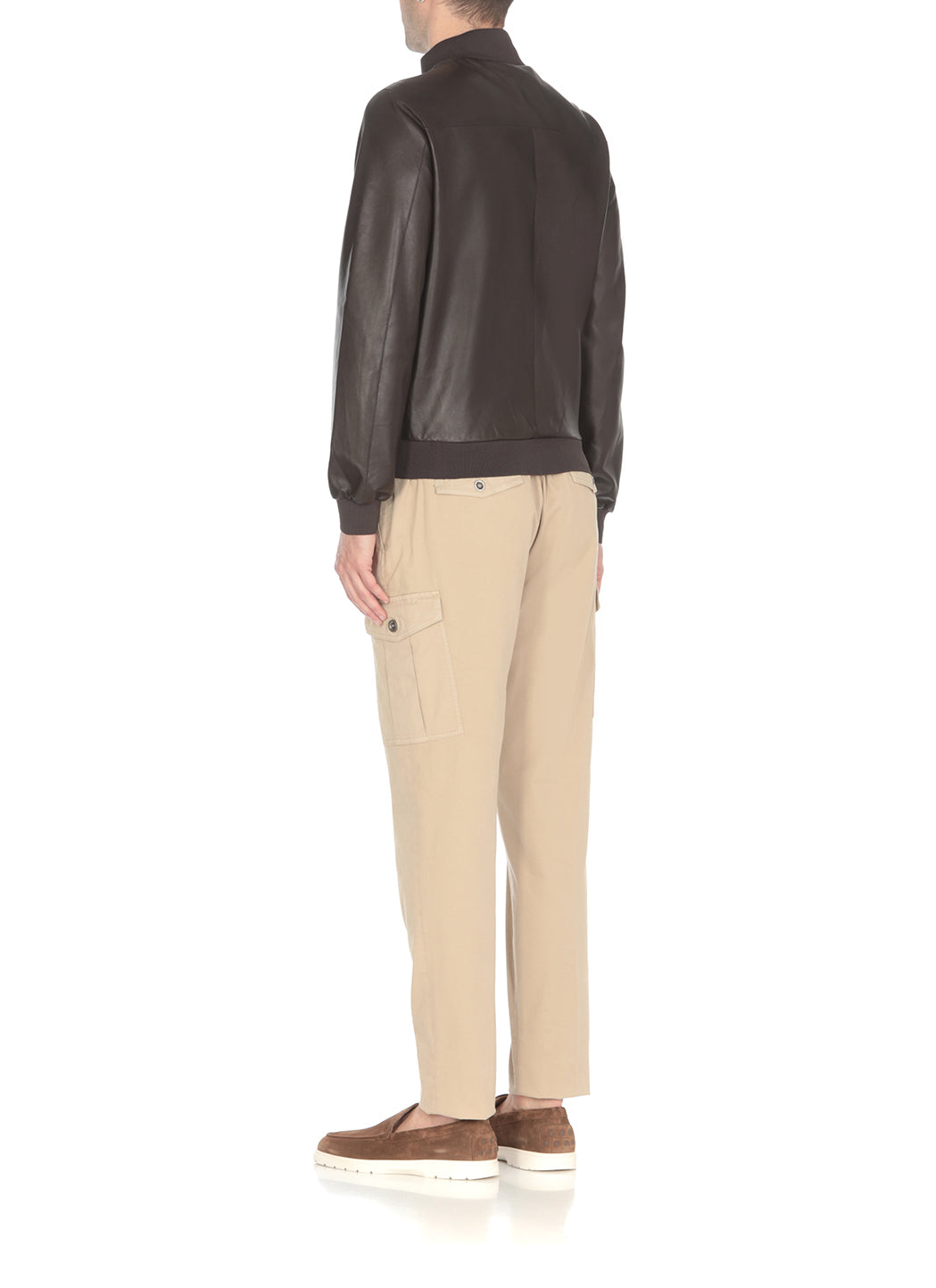 The Jack Leathers Jackets Brown Cow Leather Lining: Polyester