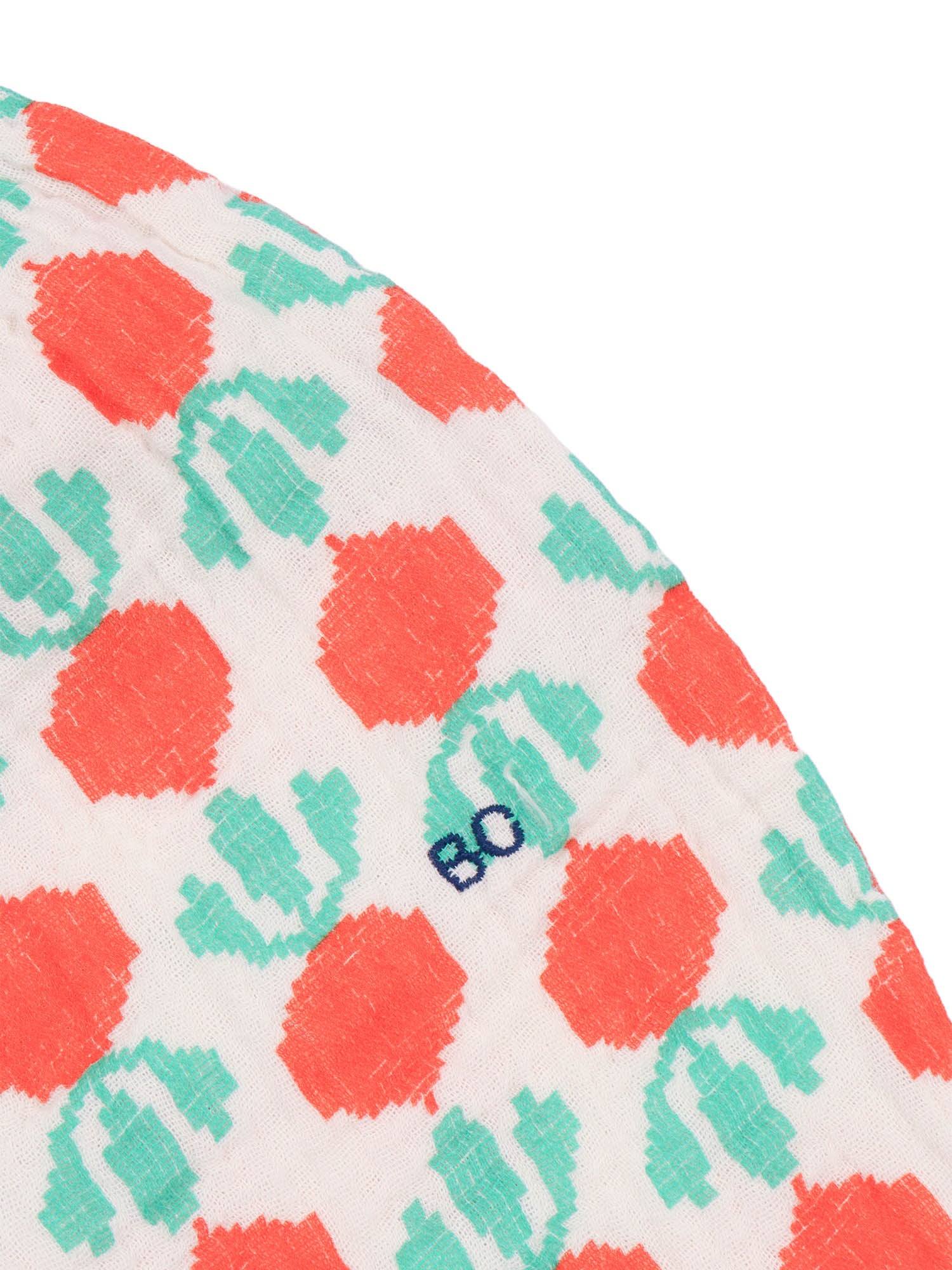 Cool Radish all over woven pants Red Organic Cotton