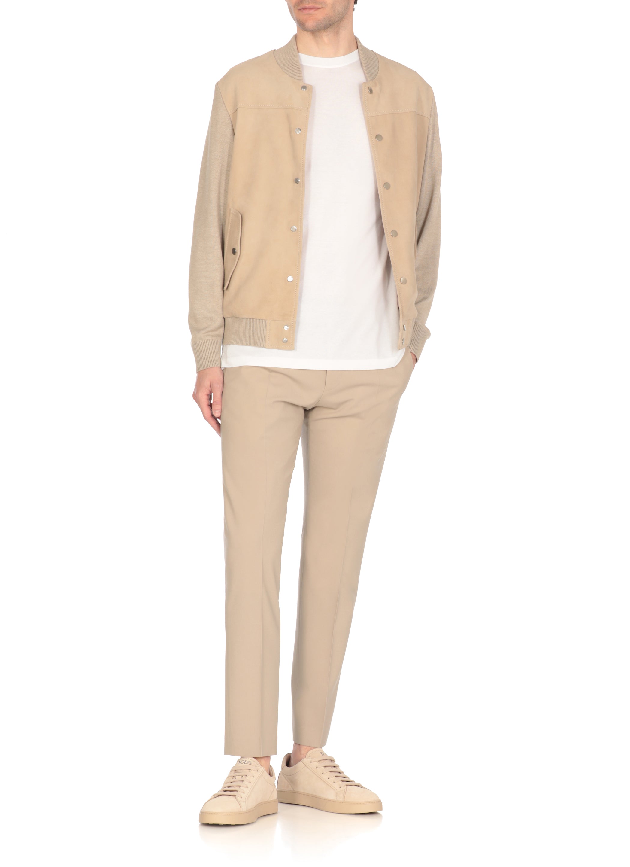 The Jack Leathers Jackets Beige